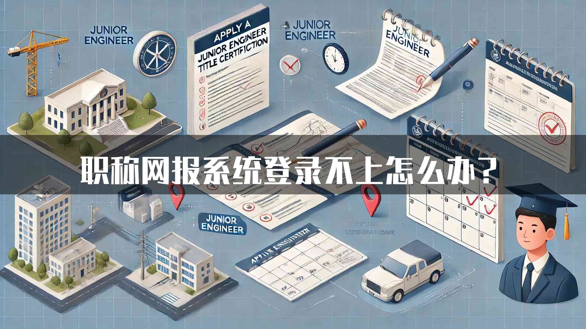 职称网报系统登录不上怎么办？