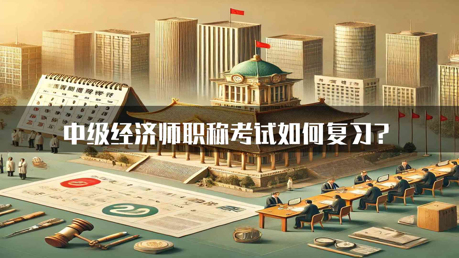 中级经济师职称考试如何复习？