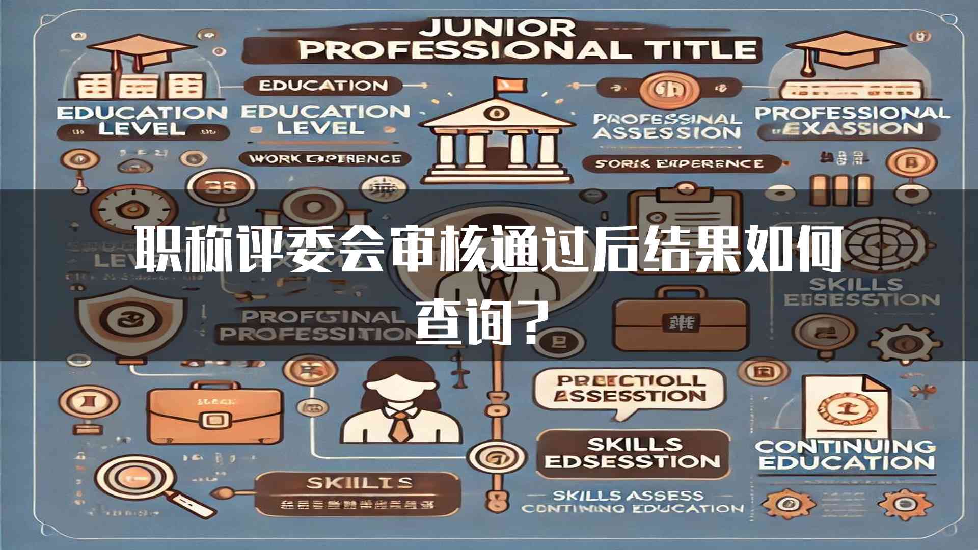 职称评委会审核通过后结果如何查询？