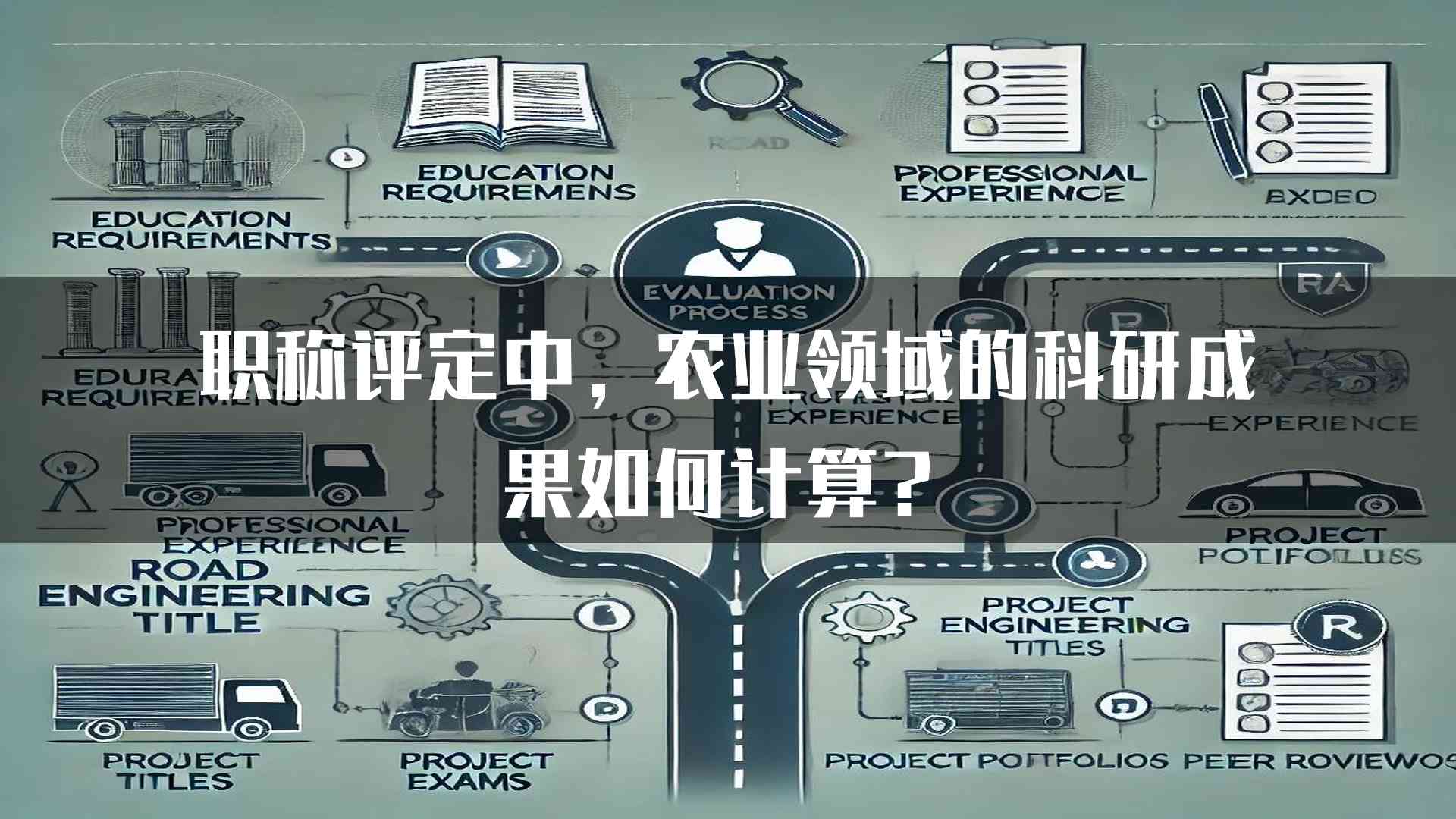 职称评定中，农业领域的科研成果如何计算？