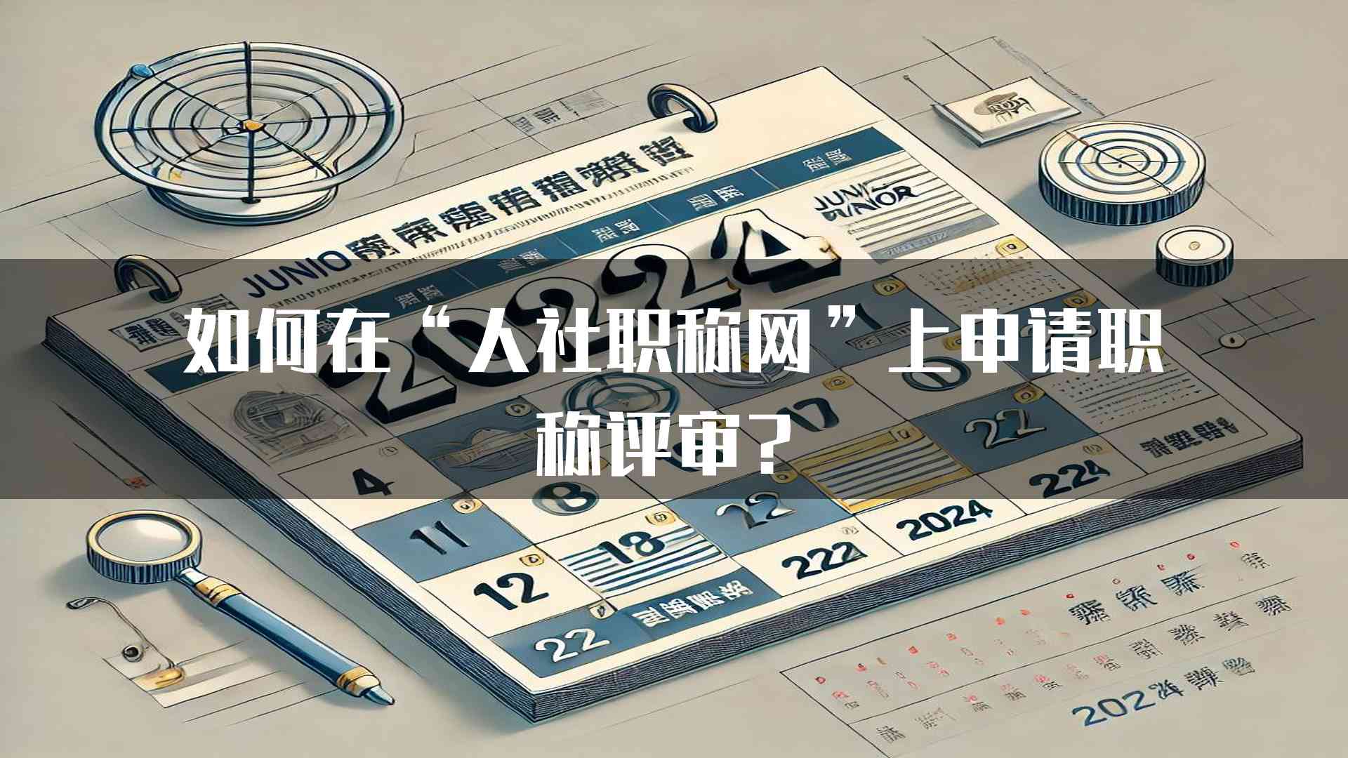 如何在“人社职称网”上申请职称评审？