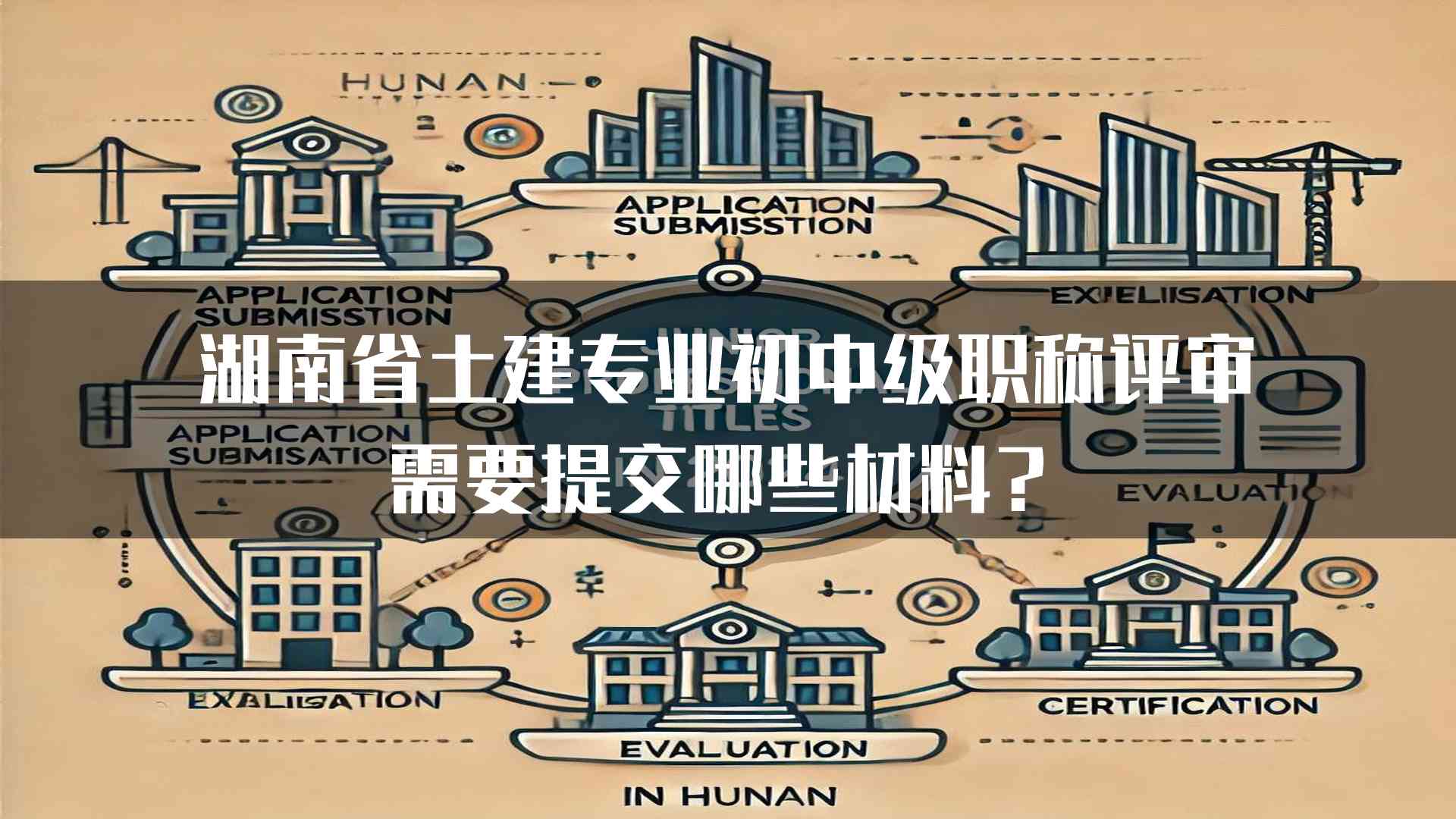 湖南省土建专业初中级职称评审需要提交哪些材料？