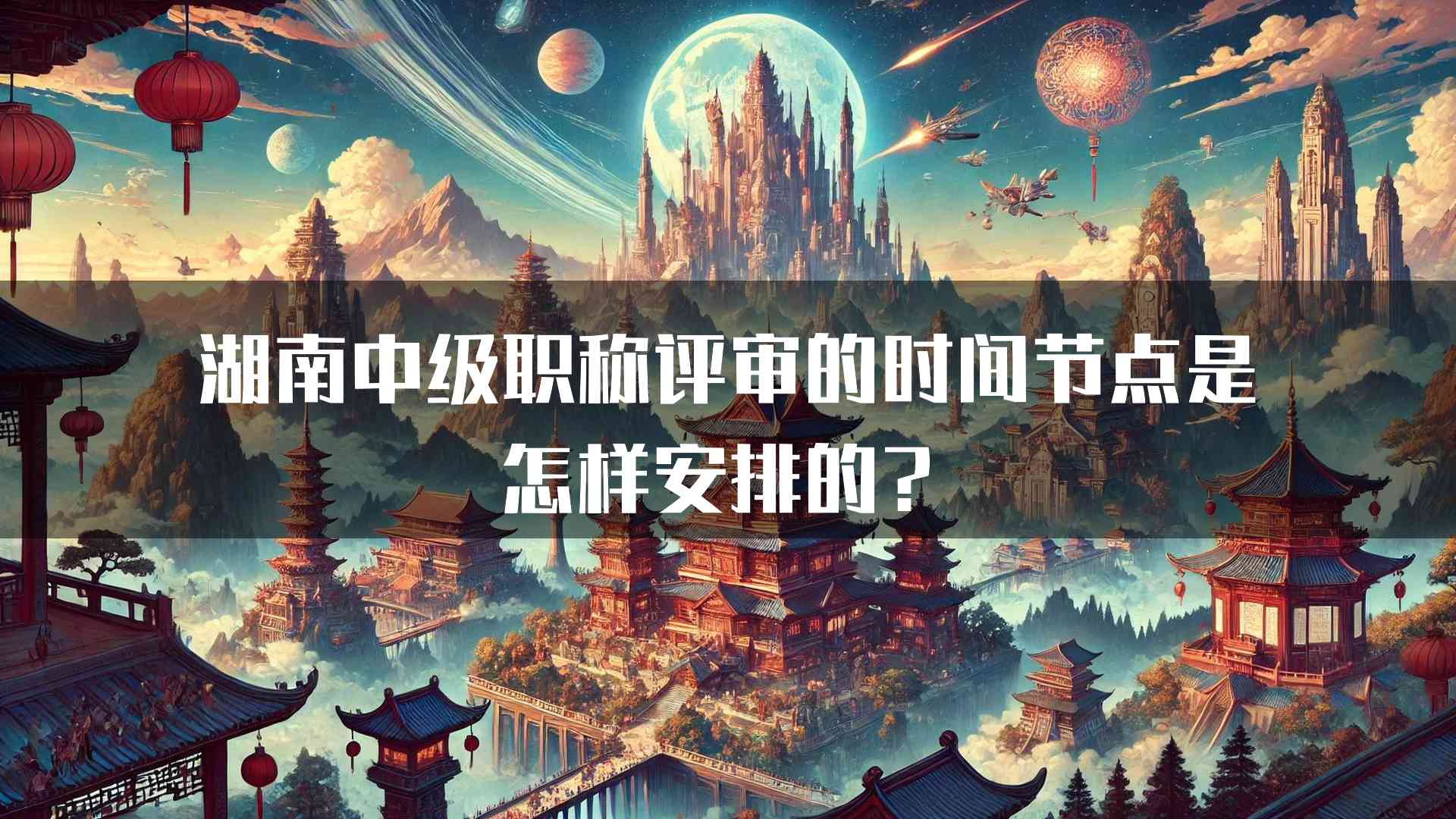 湖南中级职称评审的时间节点是怎样安排的？