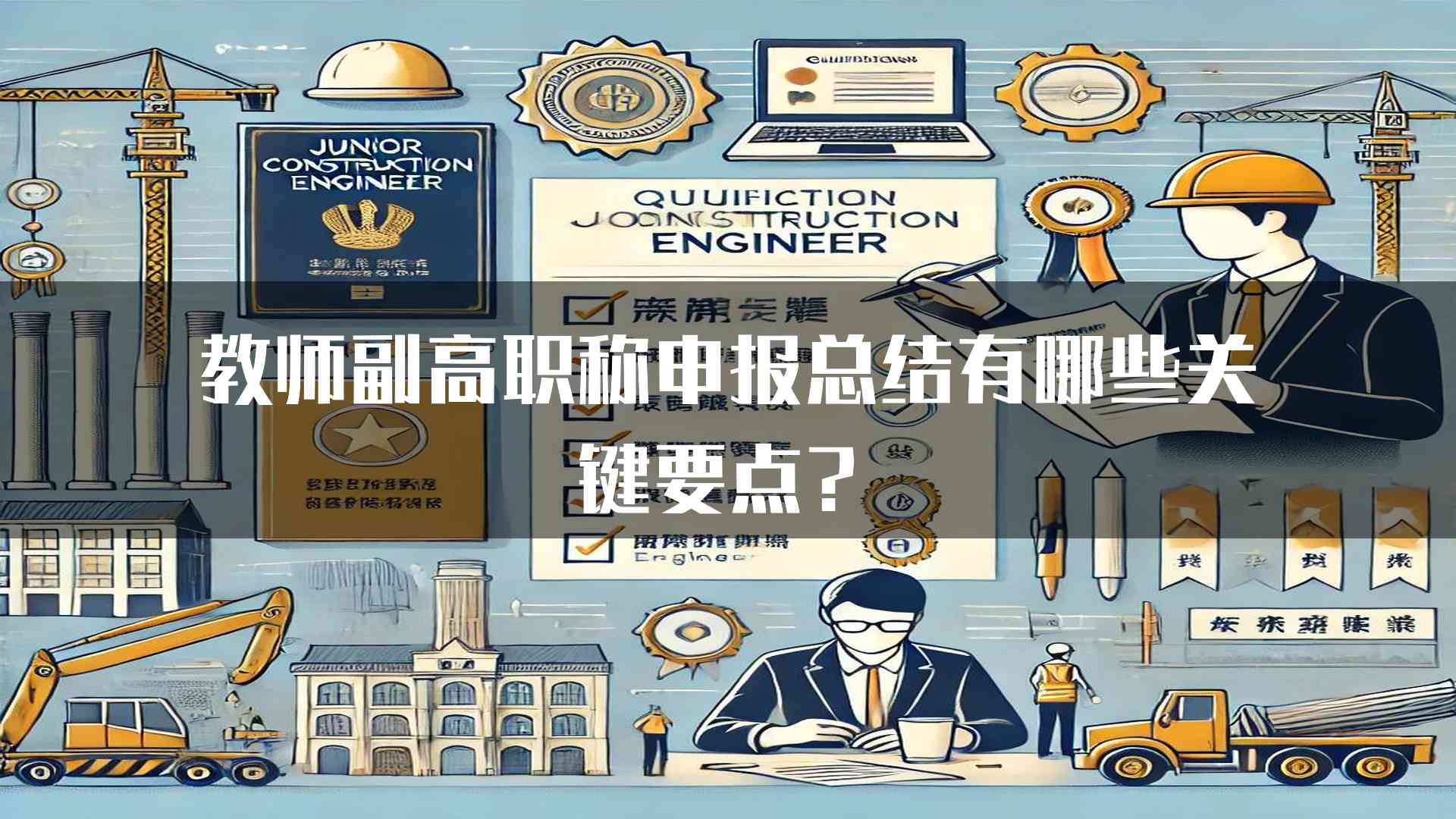 教师副高职称申报总结有哪些关键要点？