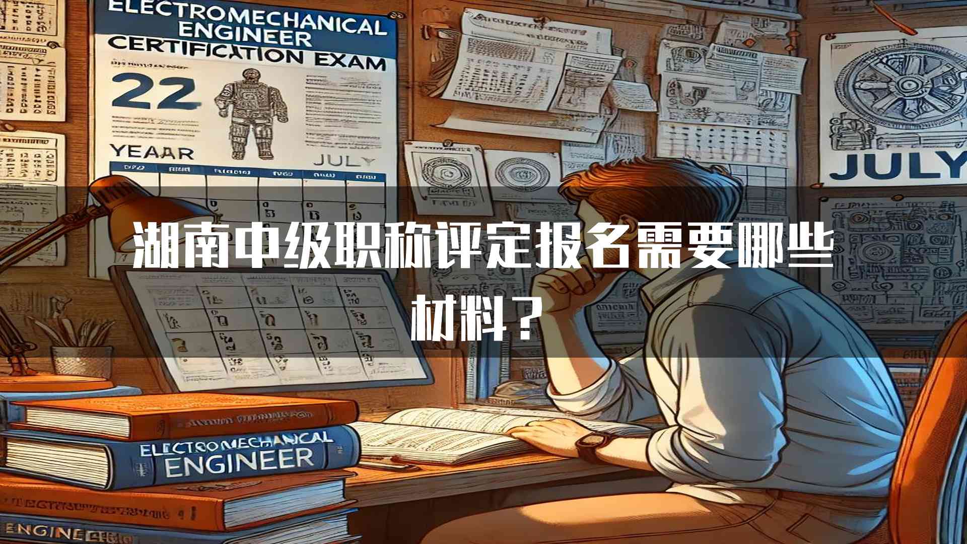 湖南中级职称评定报名需要哪些材料？