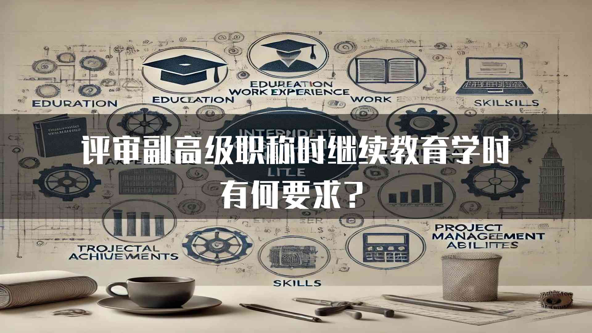 评审副高级职称时继续教育学时有何要求？