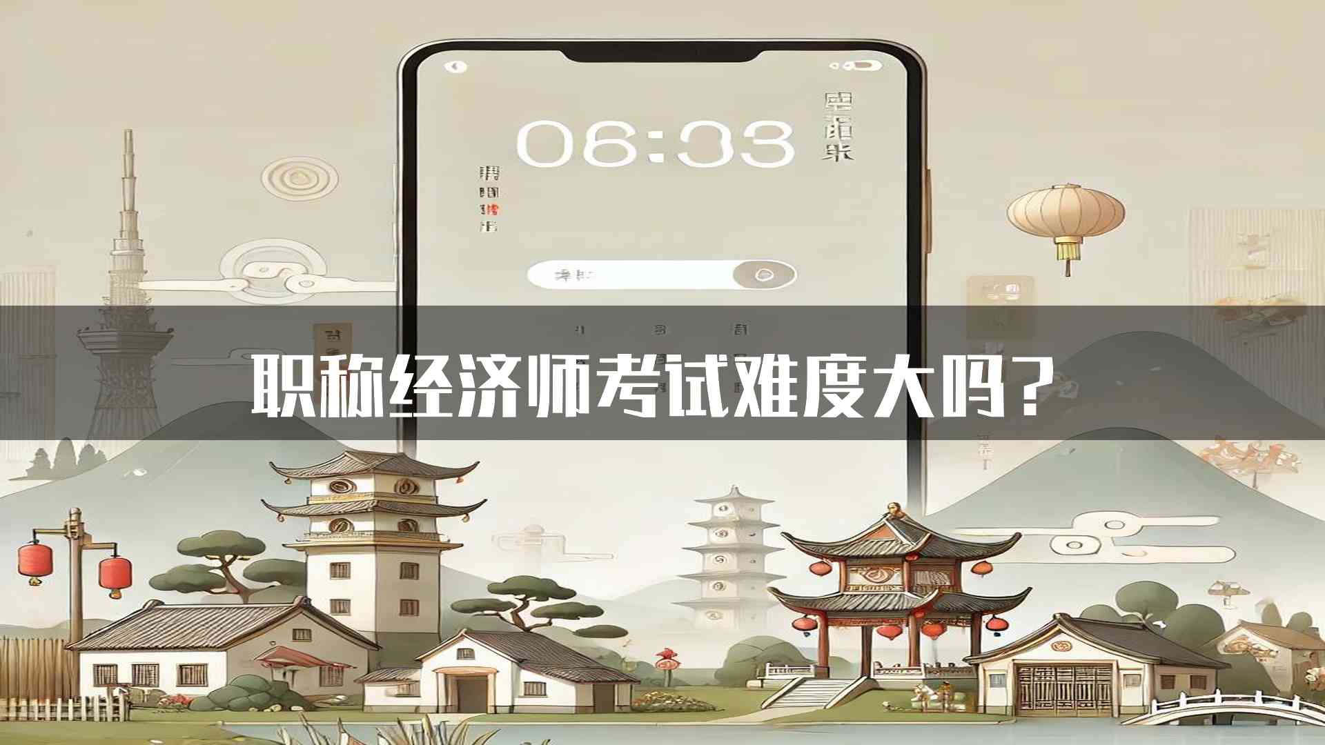 职称经济师考试难度大吗？