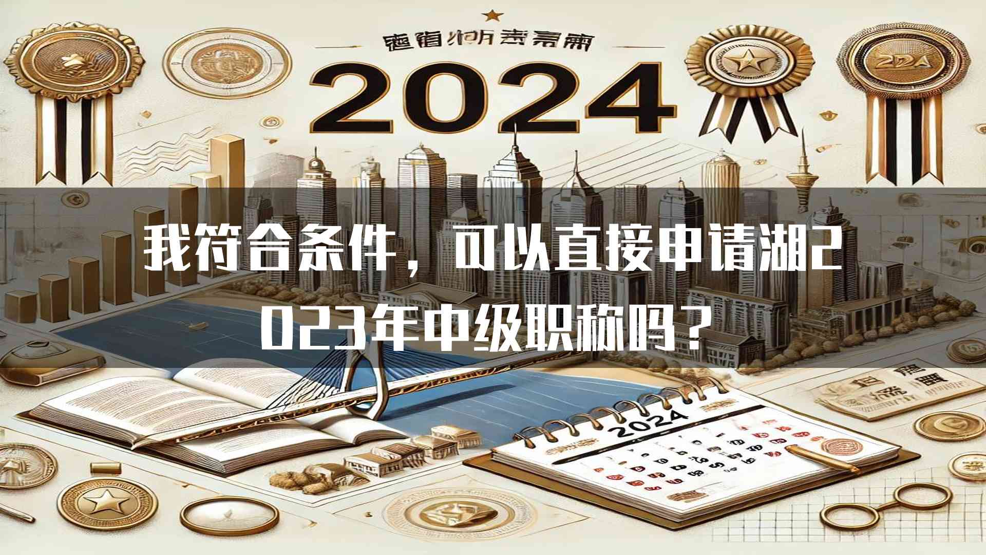 我符合条件，可以直接申请湖2023年中级职称吗？