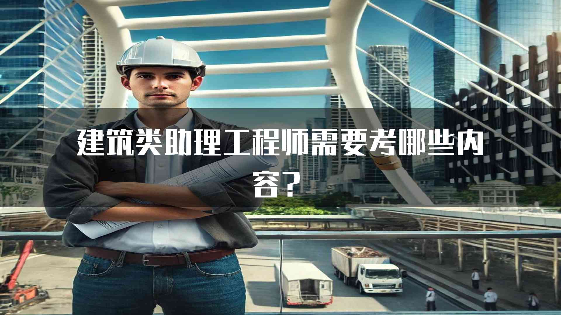 建筑类助理工程师需要考哪些内容？