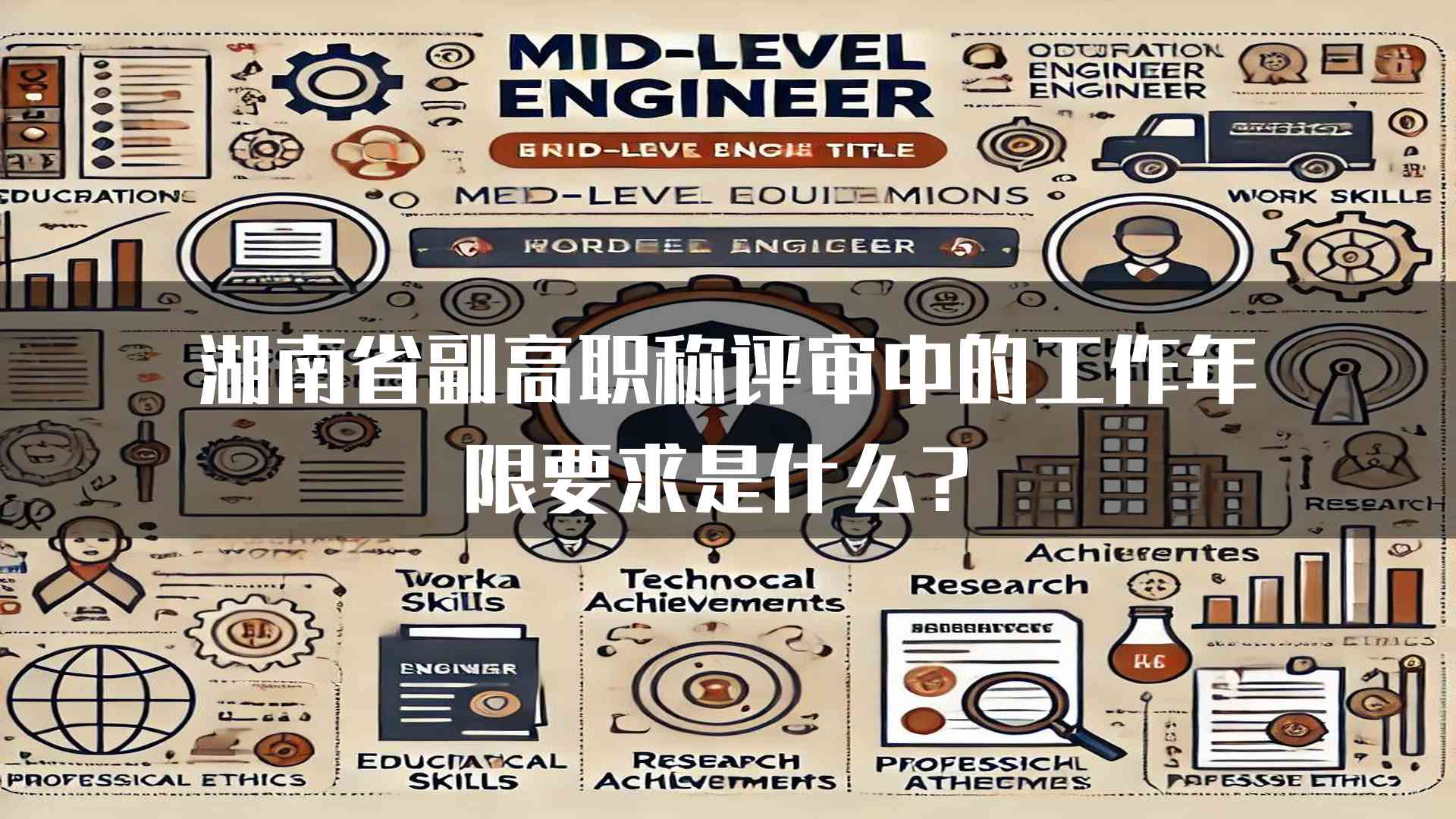 湖南省副高职称评审中的工作年限要求是什么？