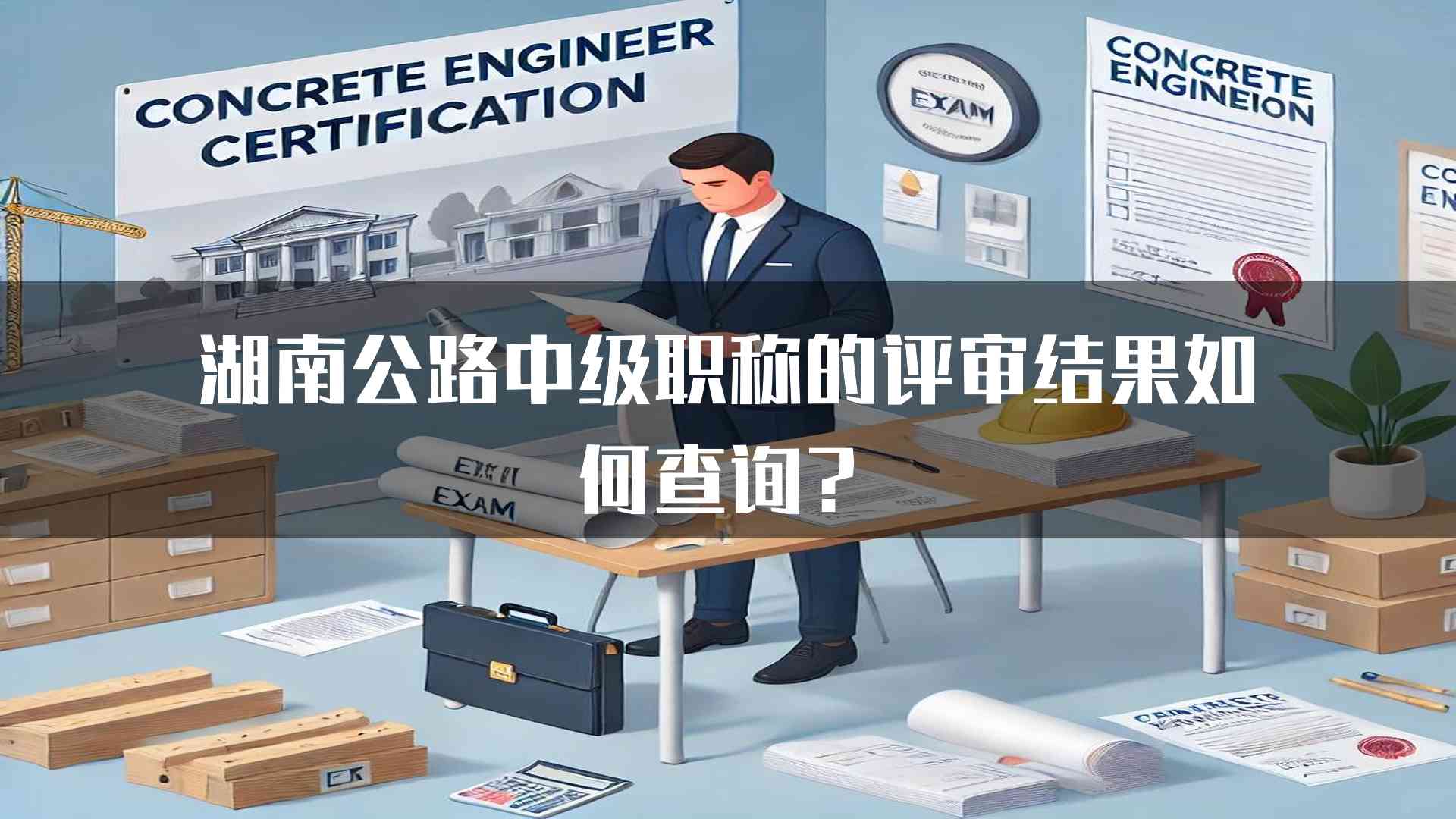 湖南公路中级职称的评审结果如何查询？