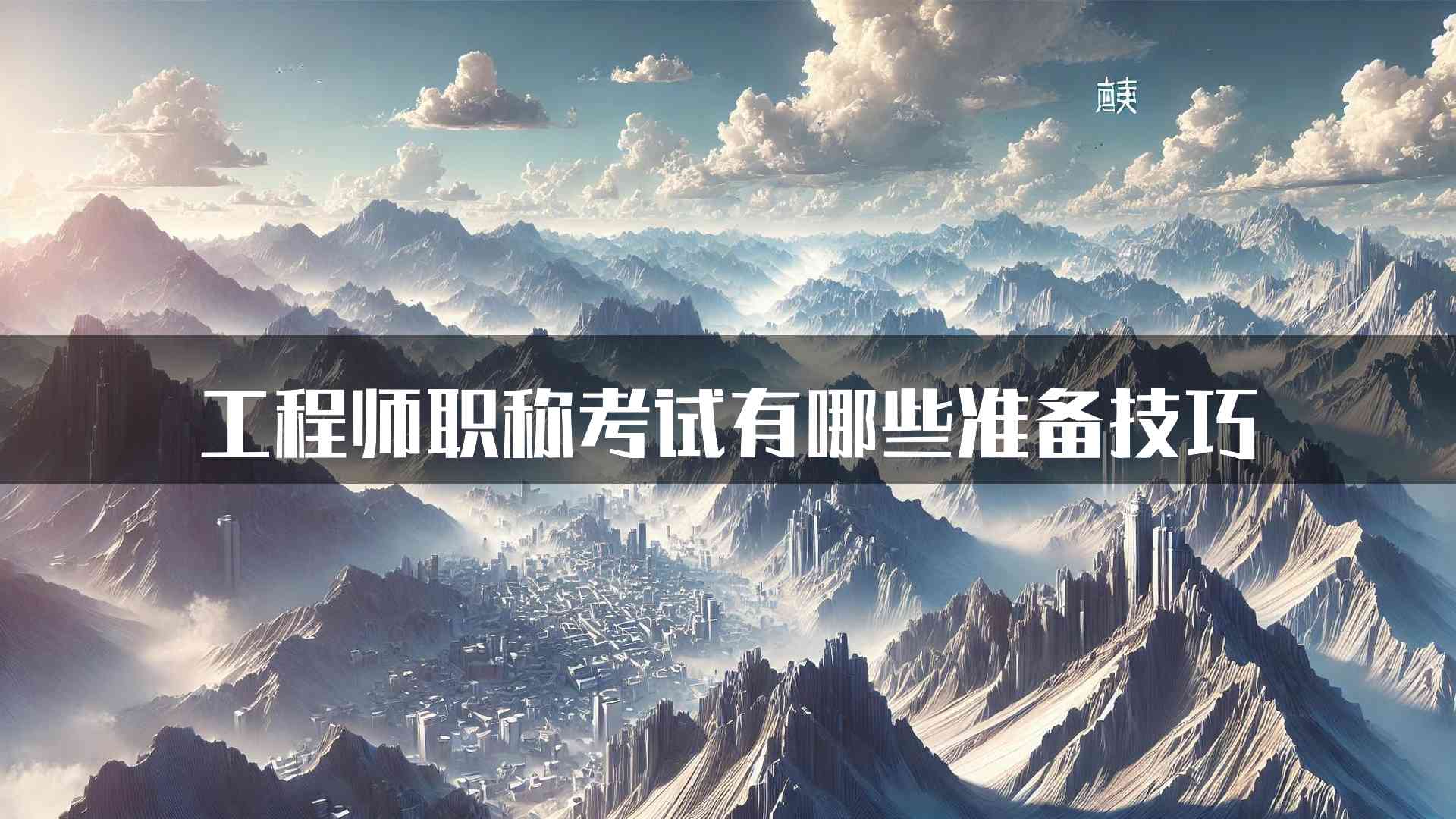 工程师职称考试有哪些准备技巧