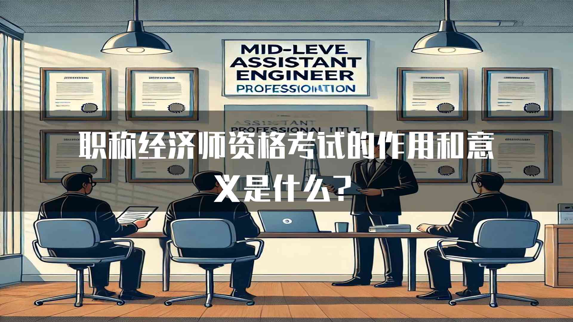 职称经济师资格考试的作用和意义是什么？