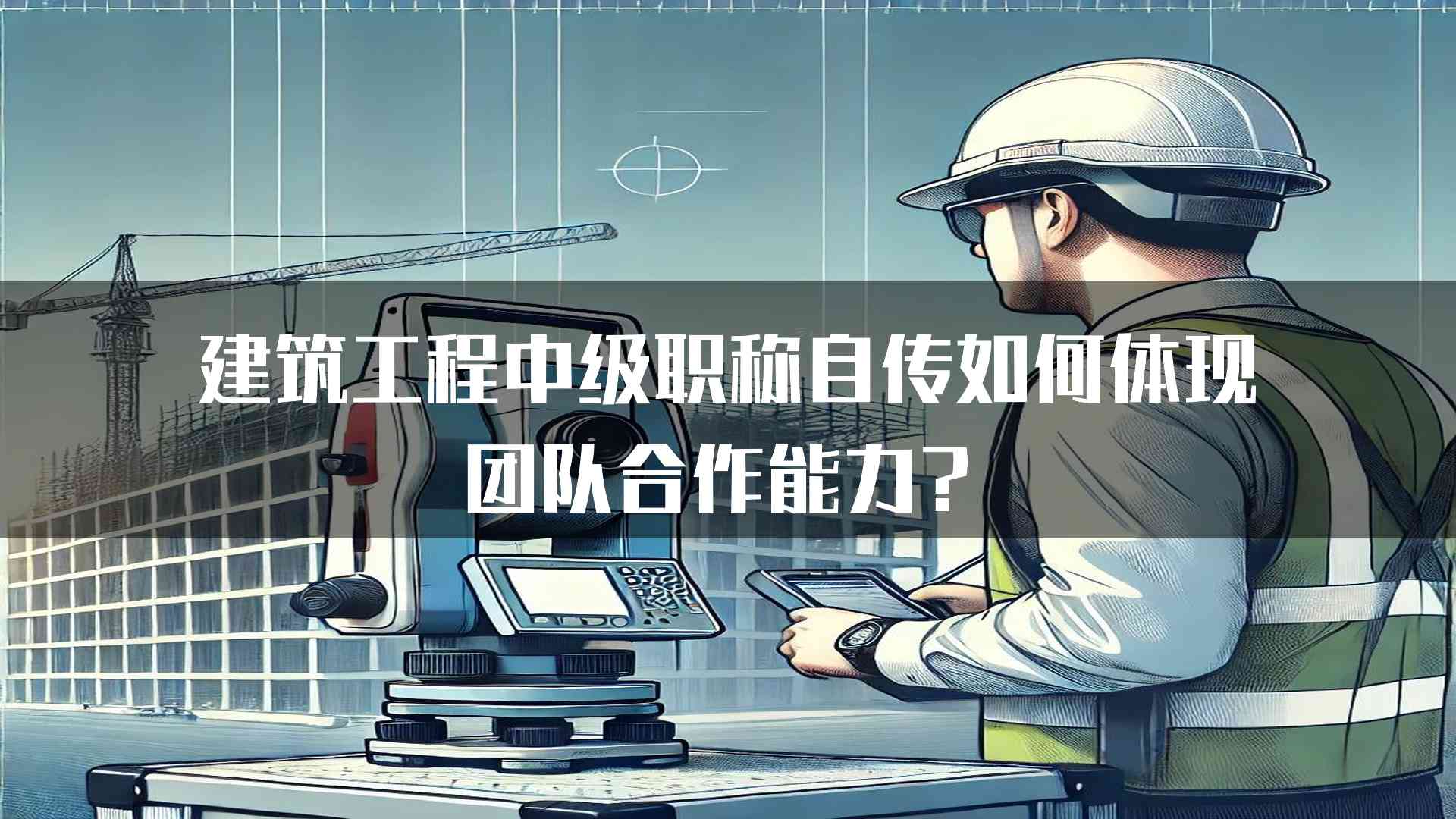 建筑工程中级职称自传如何体现团队合作能力？