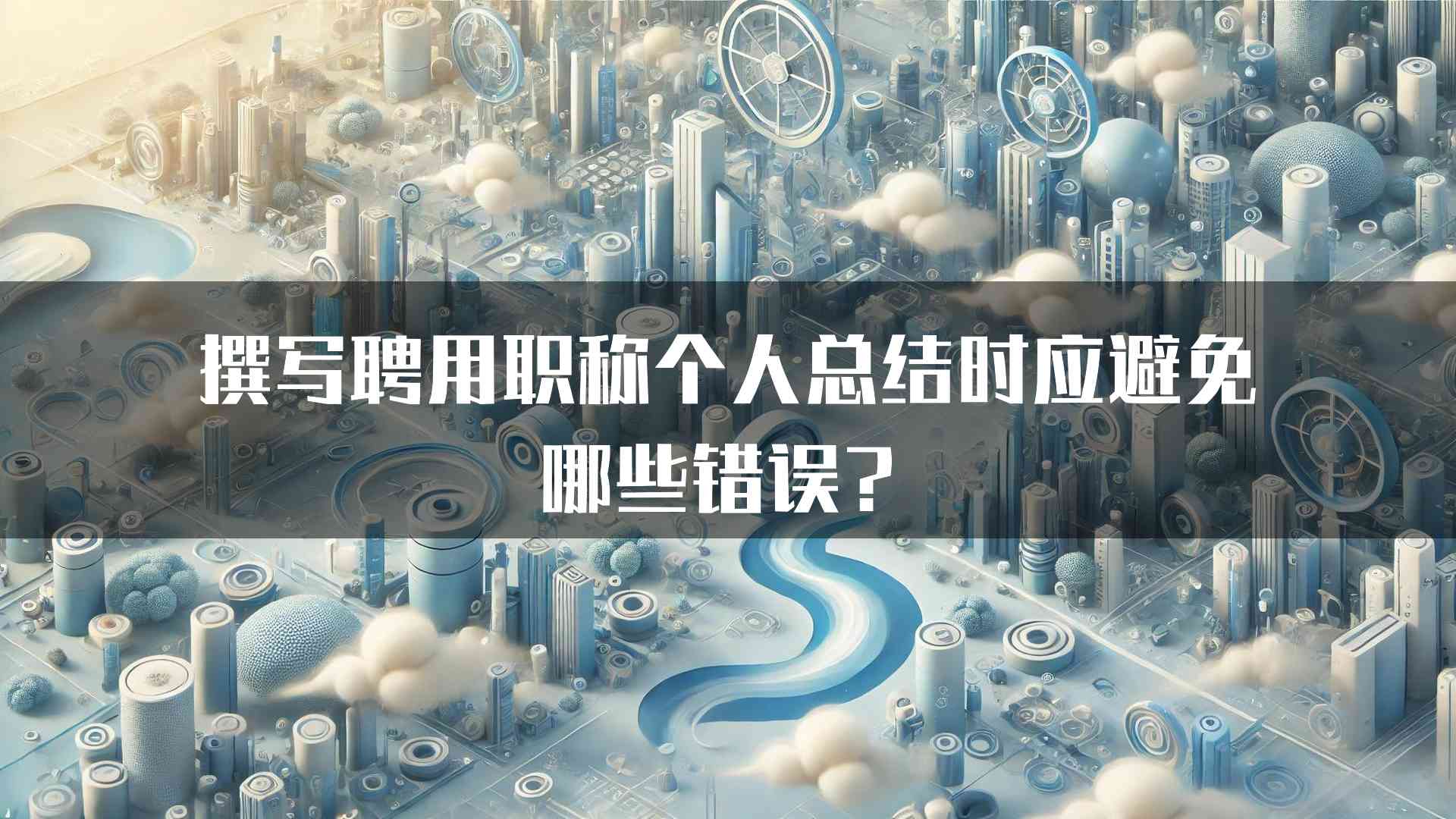 撰写聘用职称个人总结时应避免哪些错误？