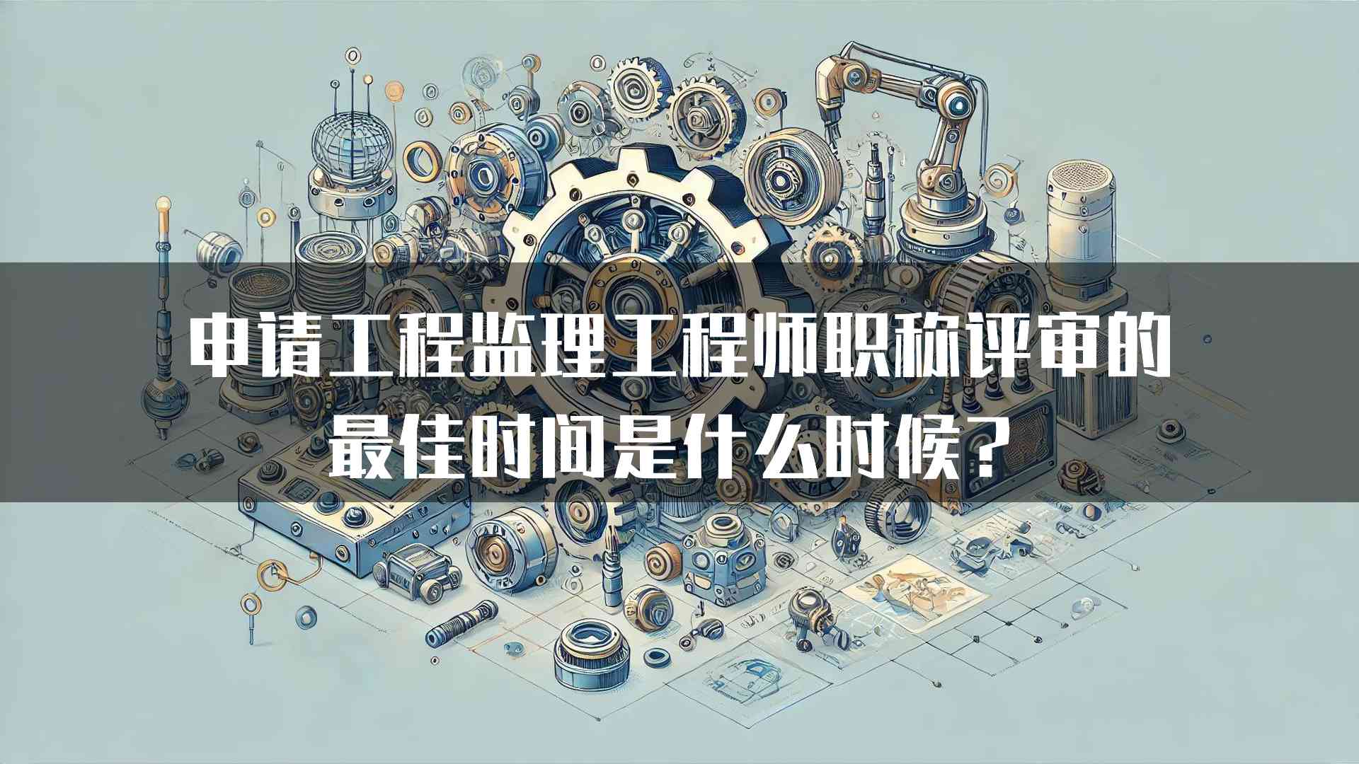 申请工程监理工程师职称评审的最佳时间是什么时候？