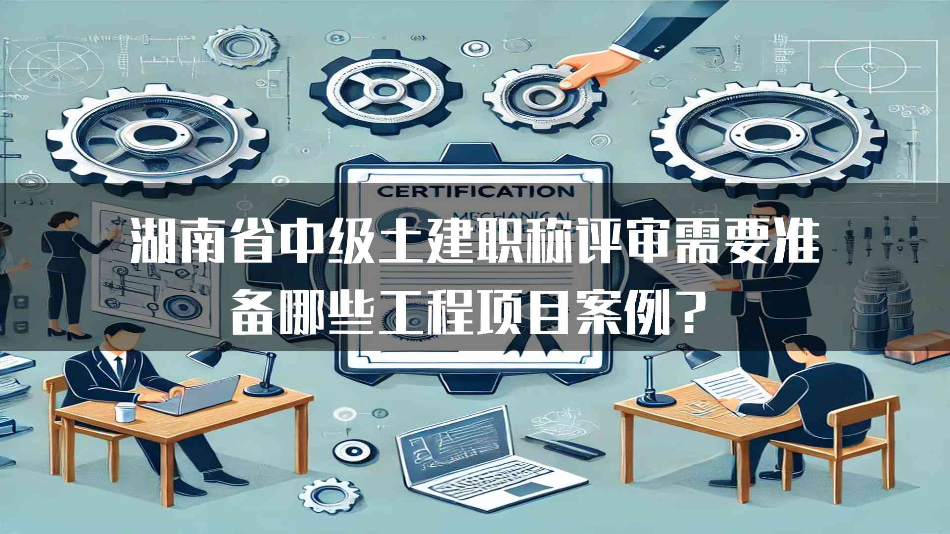 湖南省中级土建职称评审需要准备哪些工程项目案例？