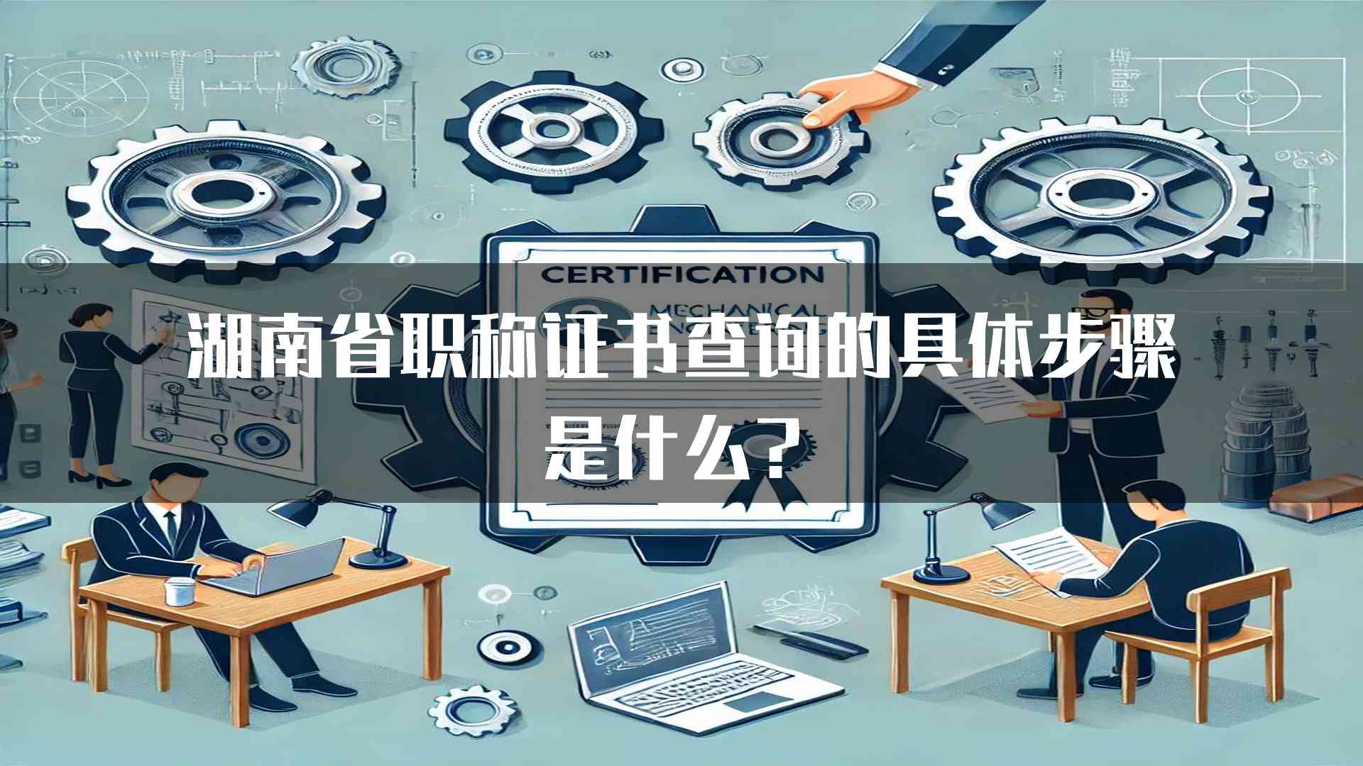 湖南省职称证书查询的具体步骤是什么？