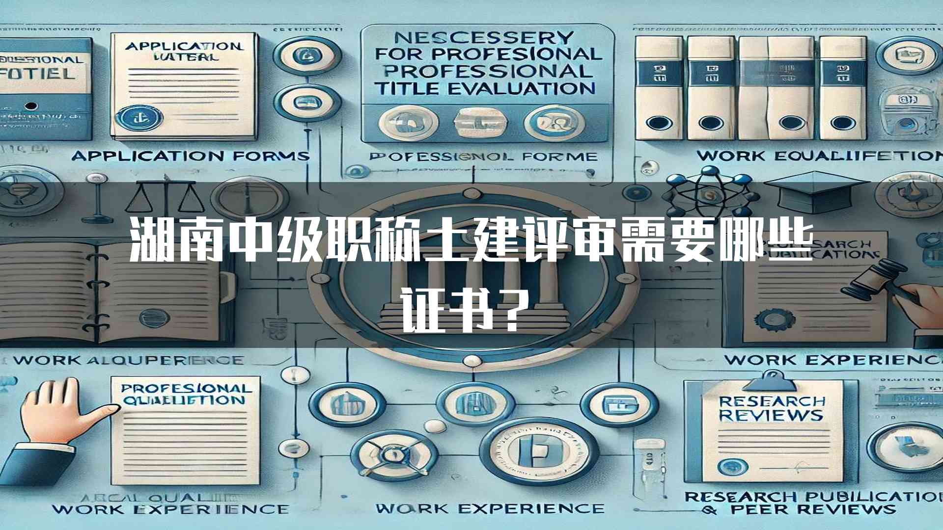 湖南中级职称土建评审需要哪些证书？