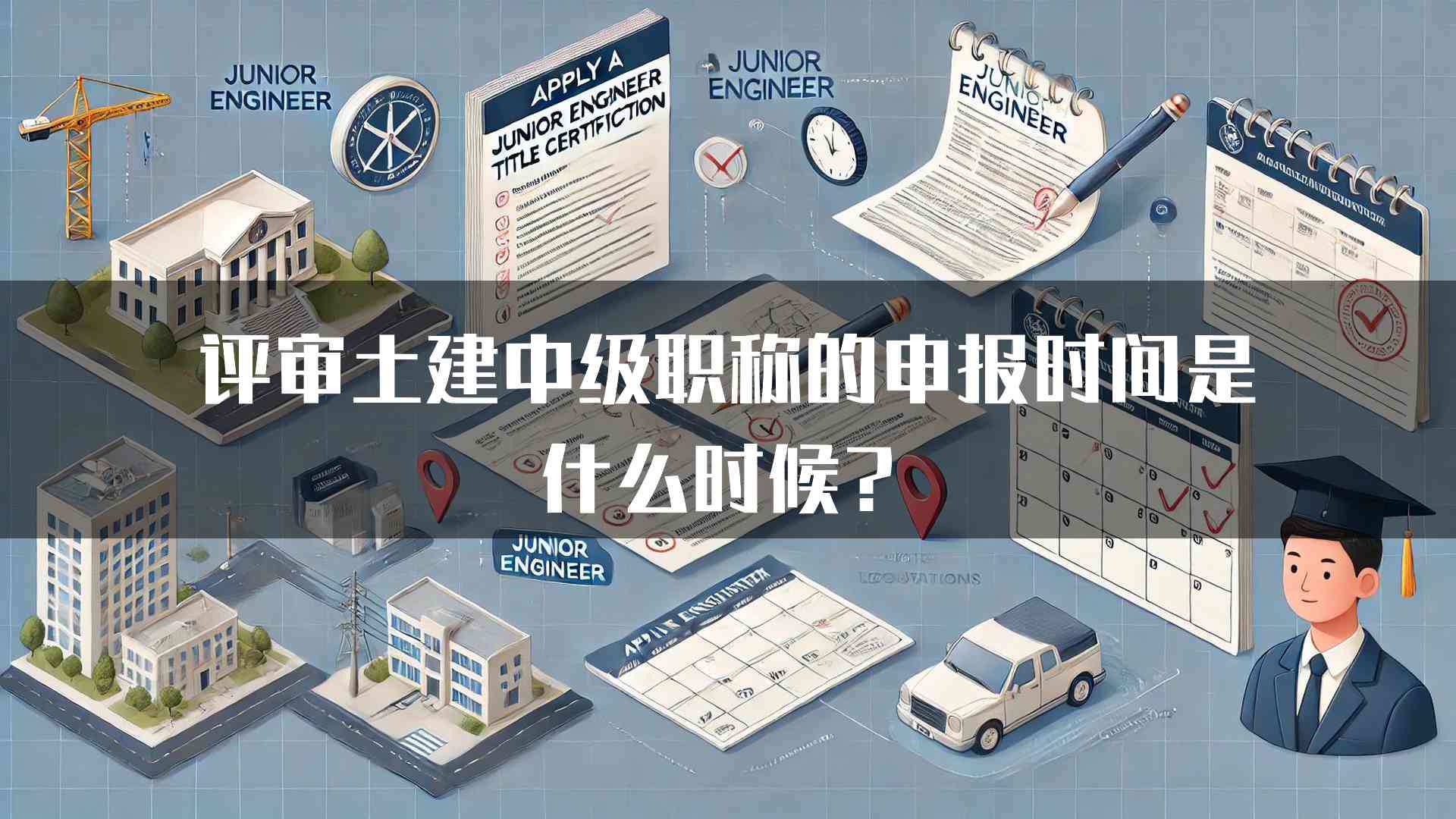 评审土建中级职称的申报时间是什么时候？