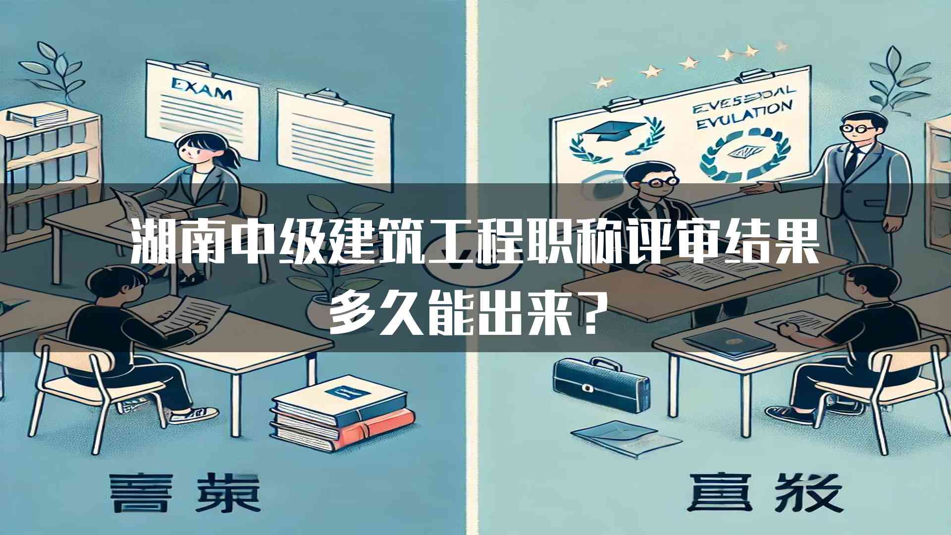 湖南中级建筑工程职称评审结果多久能出来？