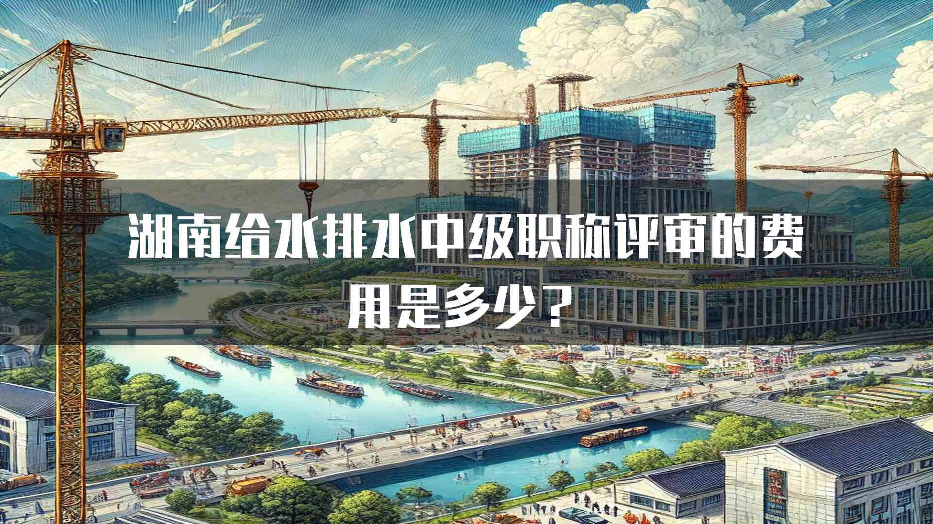 湖南给水排水中级职称评审的费用是多少？