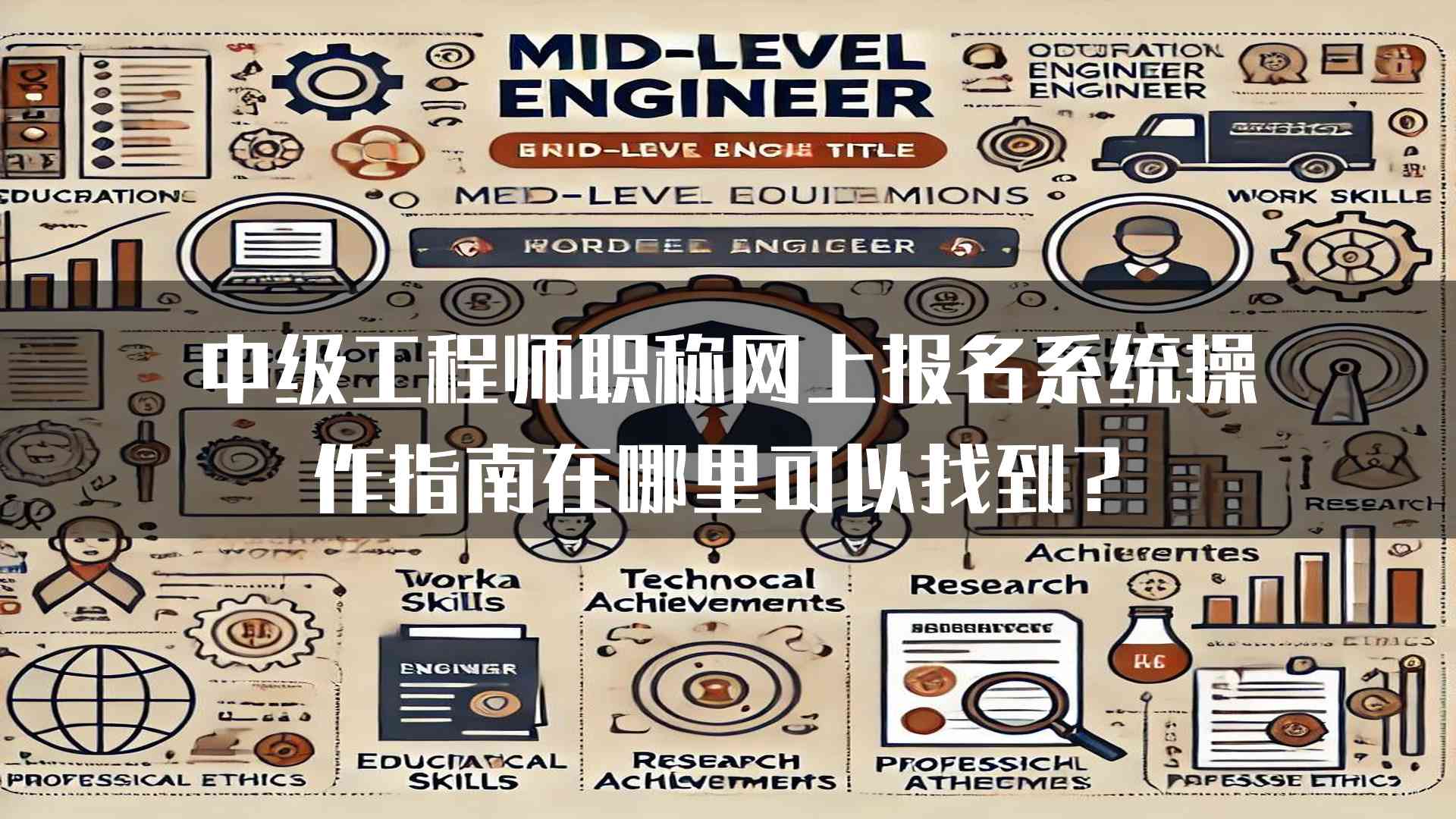 中级工程师职称网上报名系统操作指南在哪里可以找到？