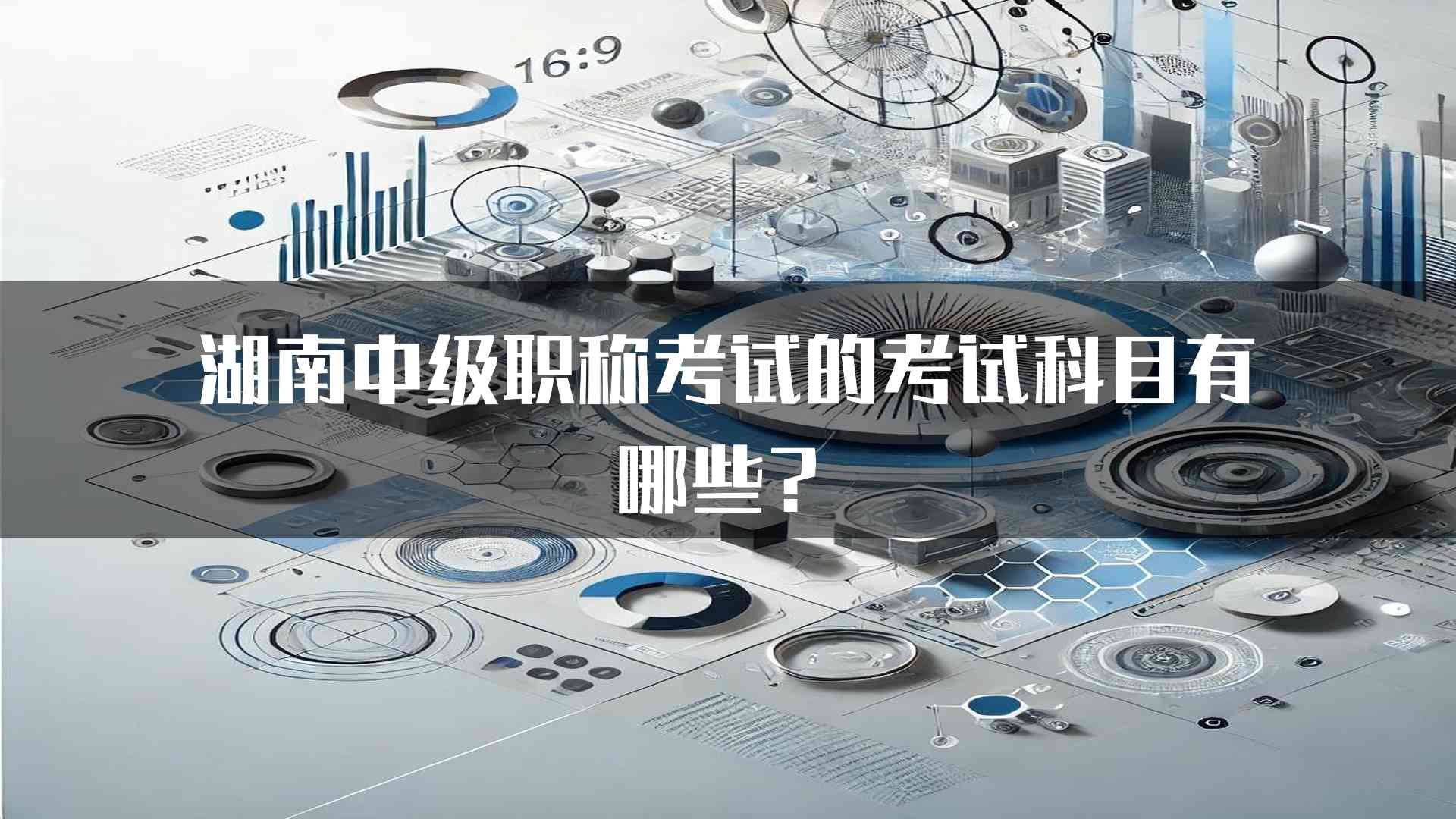 湖南中级职称考试的考试科目有哪些？