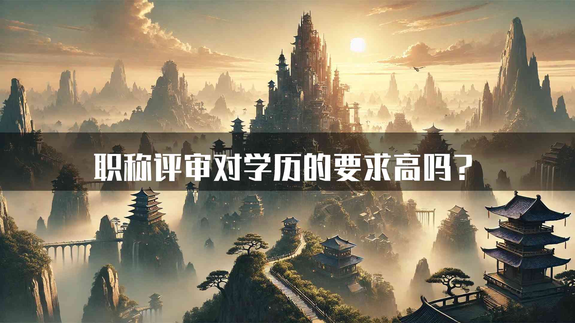 职称评审对学历的要求高吗？