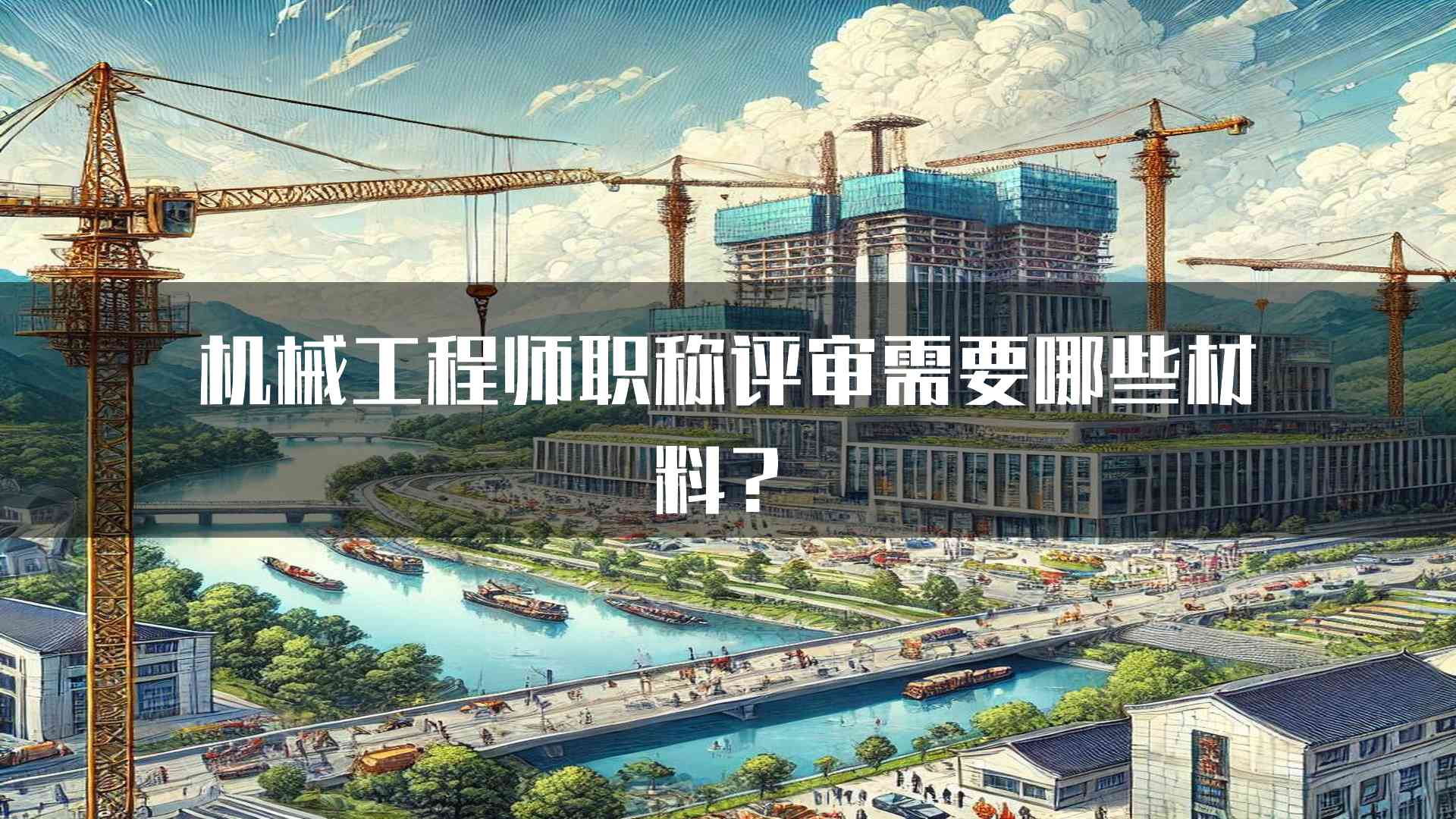 机械工程师职称评审需要哪些材料？