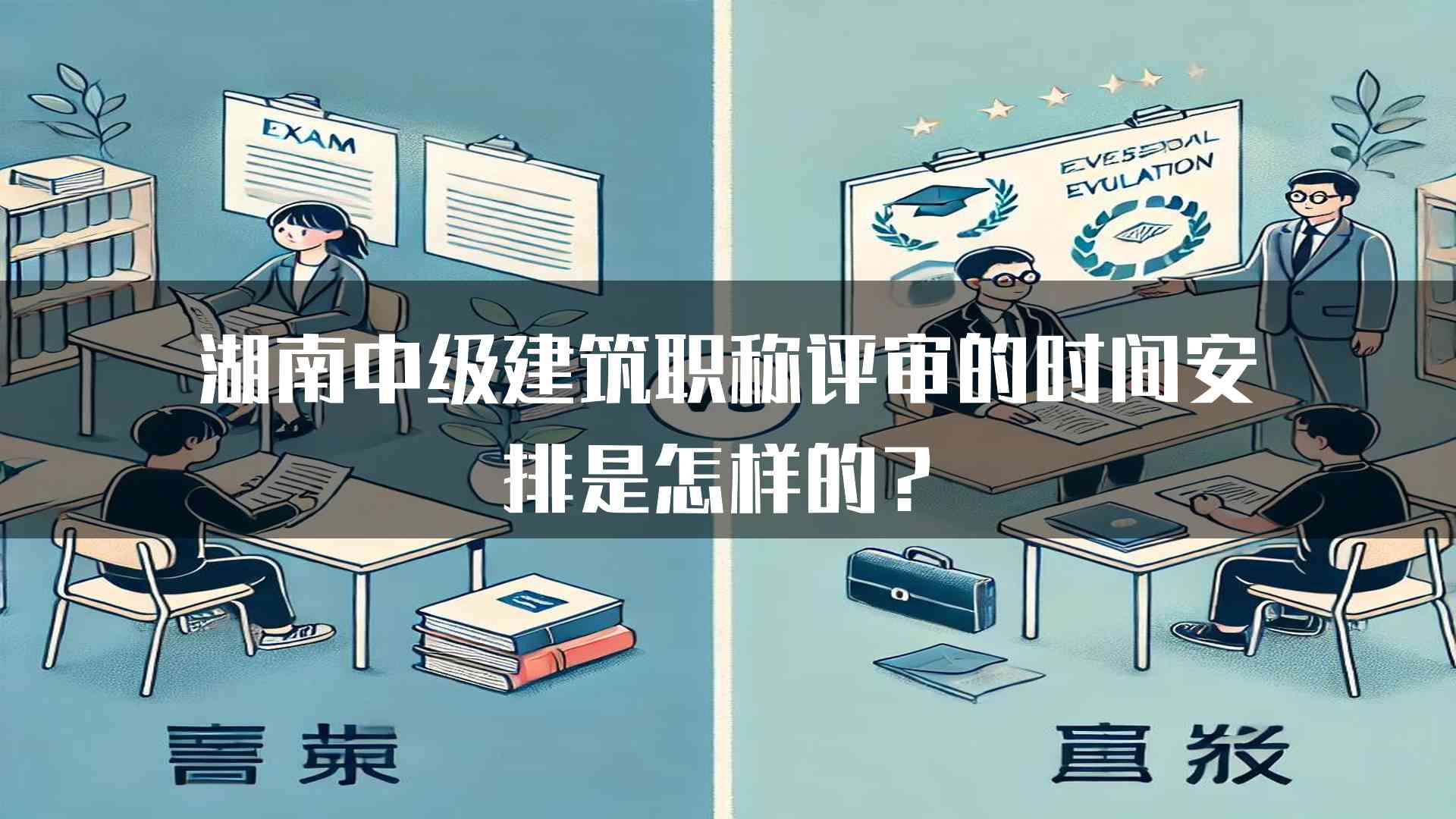 湖南中级建筑职称评审的时间安排是怎样的？