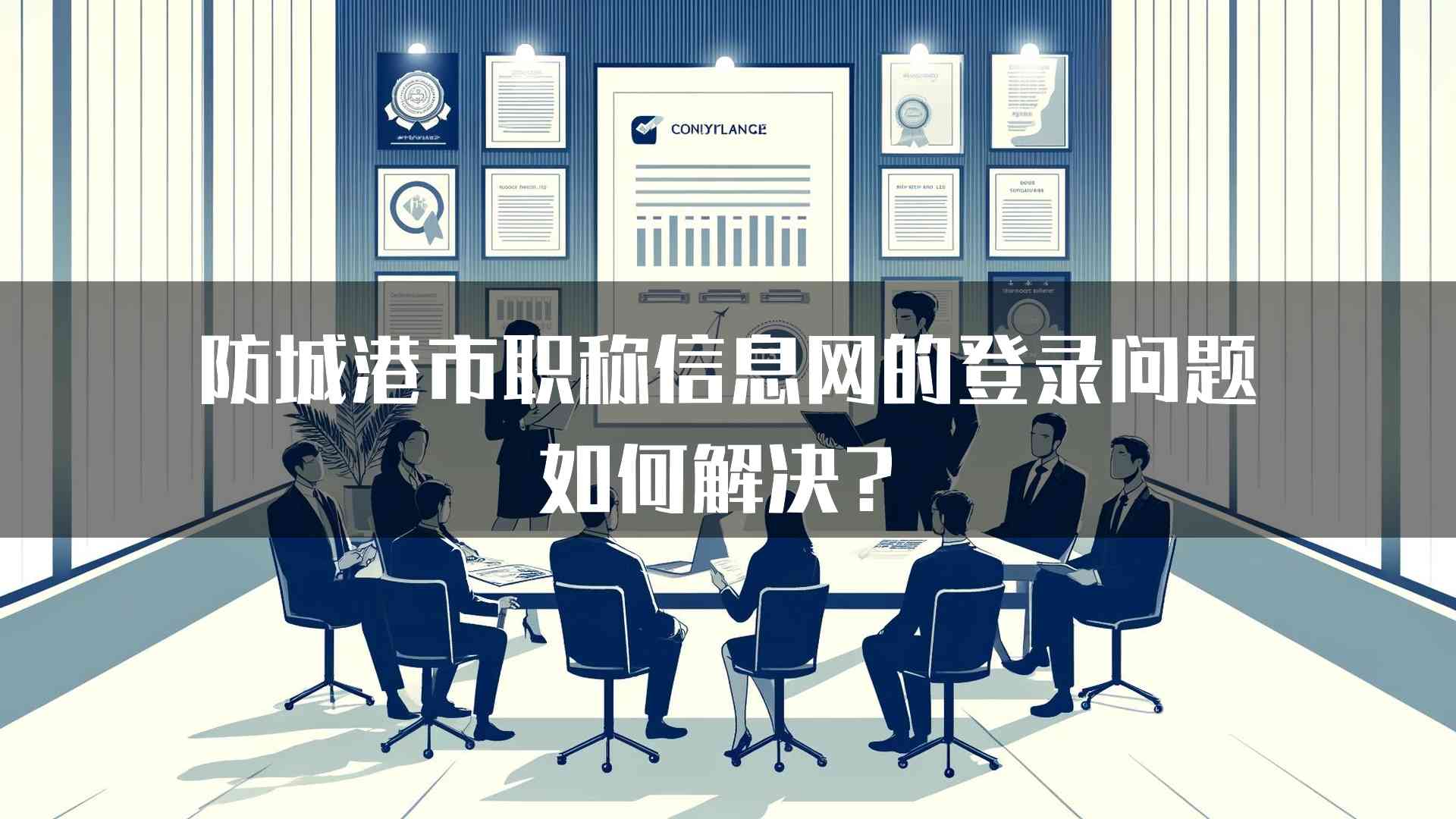 防城港市职称信息网的登录问题如何解决？