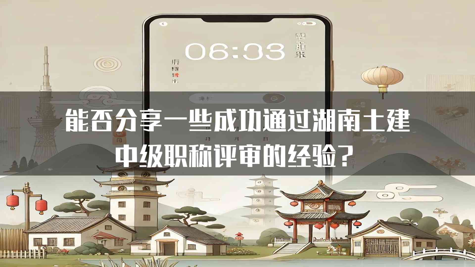 能否分享一些成功通过湖南土建中级职称评审的经验？