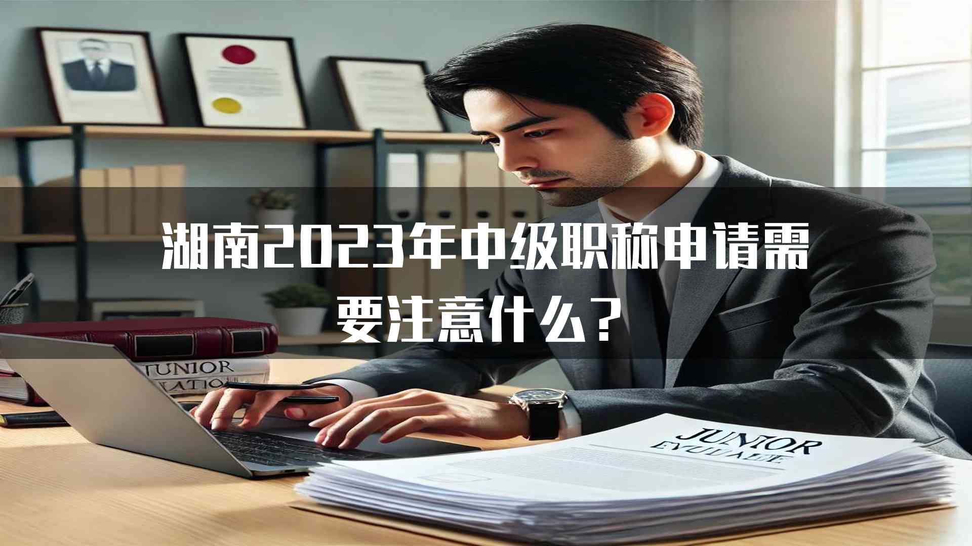 湖南2023年中级职称申请需要注意什么？