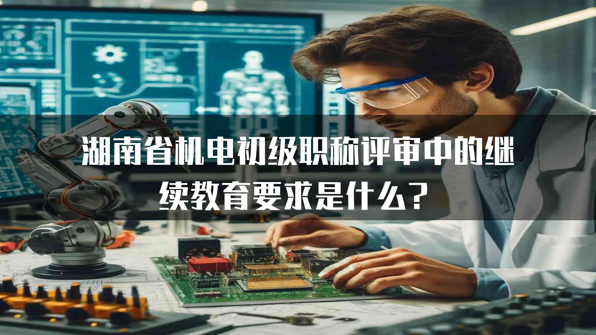 湖南省机电初级职称评审中的继续教育要求是什么？