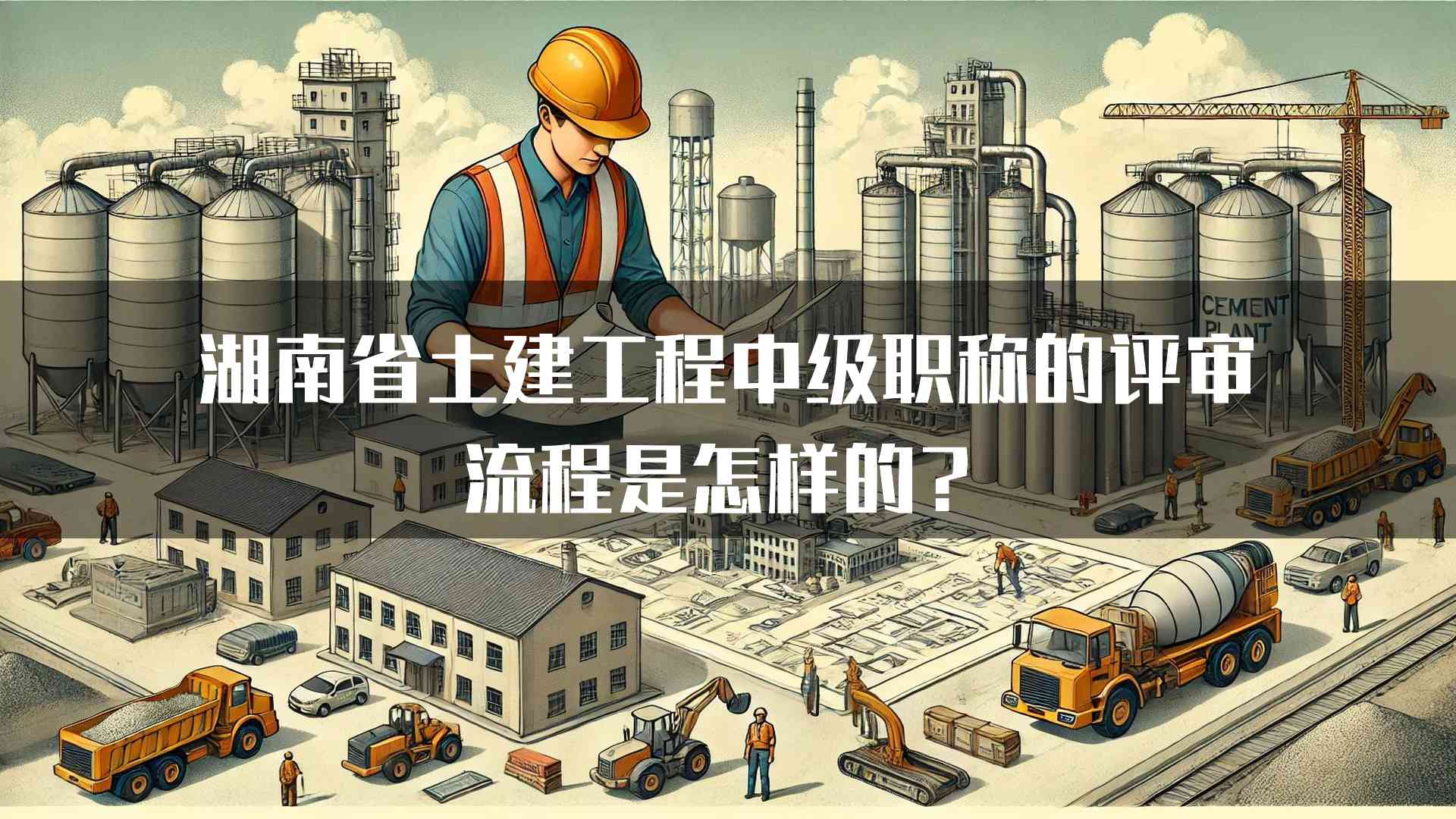 湖南省土建工程中级职称的评审流程是怎样的？