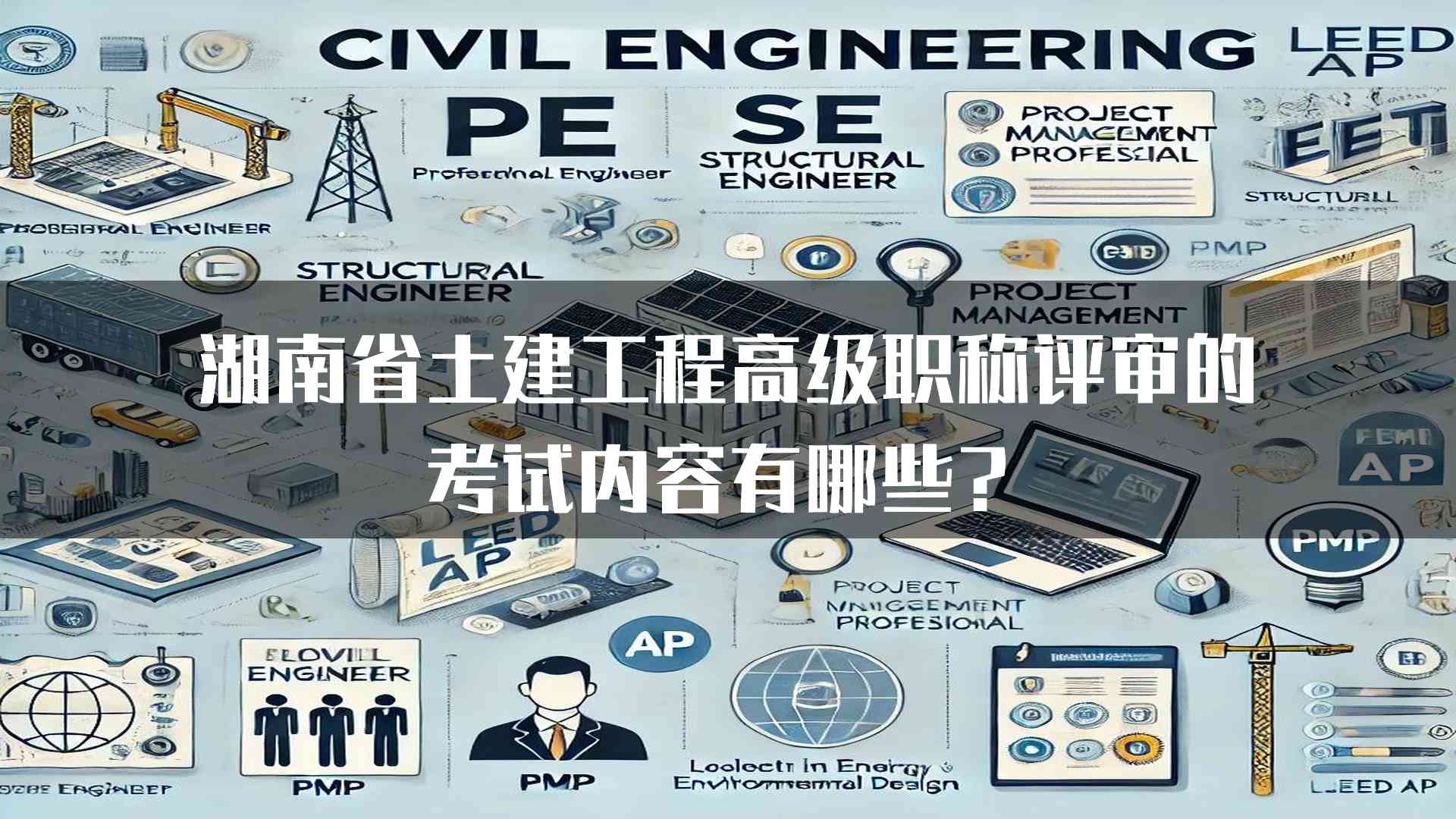 湖南省土建工程高级职称评审的考试内容有哪些？