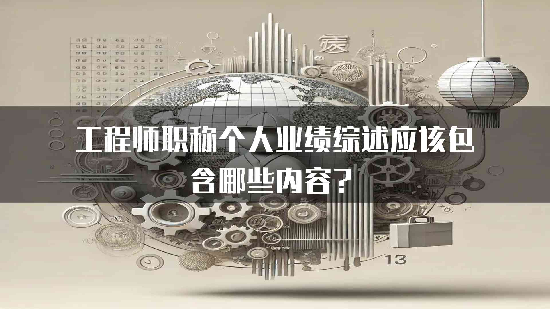 工程师职称个人业绩综述应该包含哪些内容？