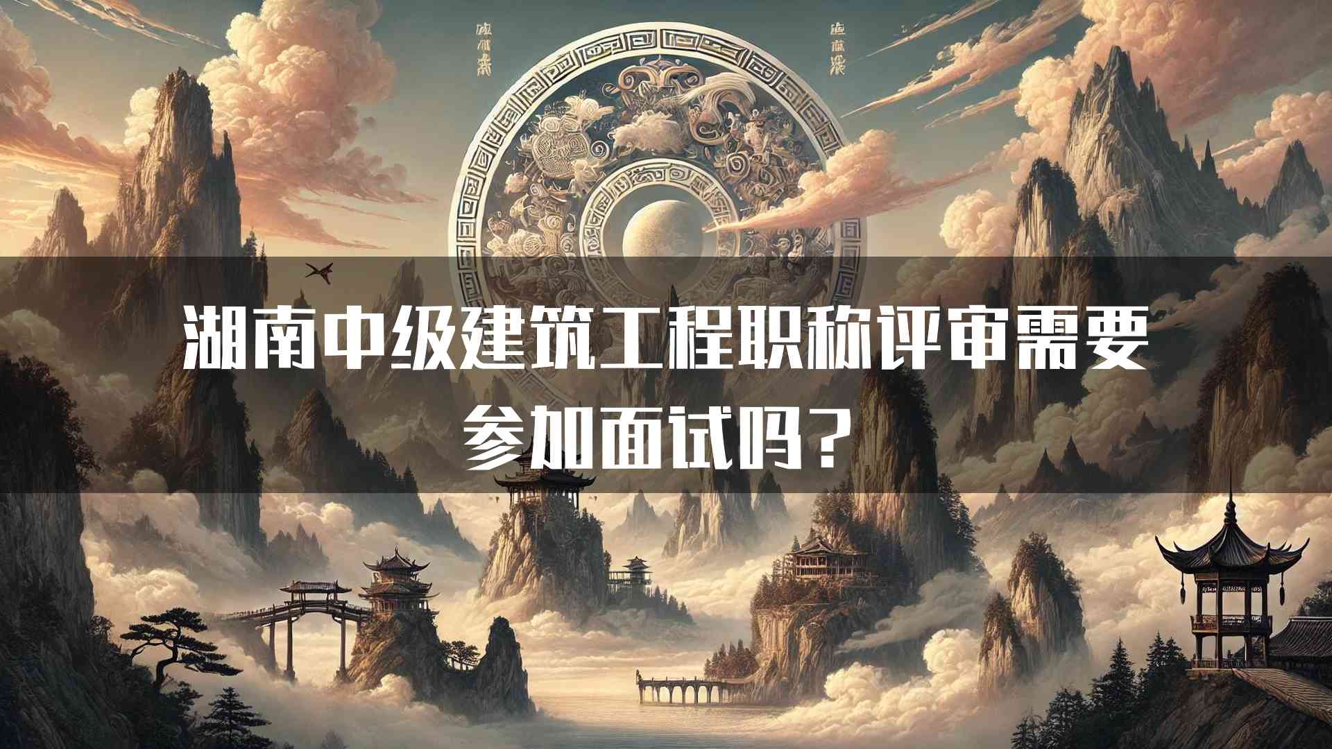 湖南中级建筑工程职称评审需要参加面试吗？