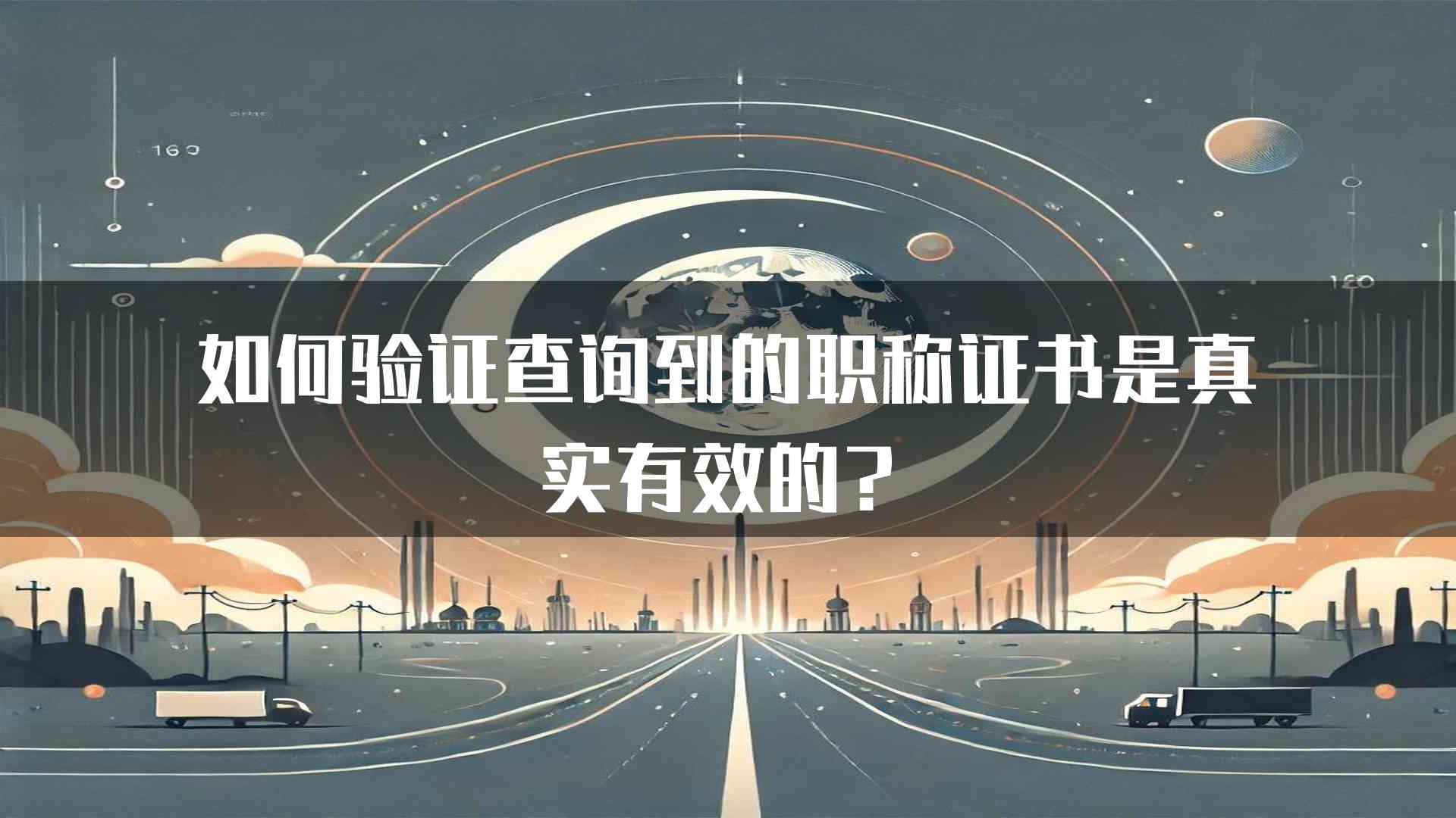 如何验证查询到的职称证书是真实有效的？