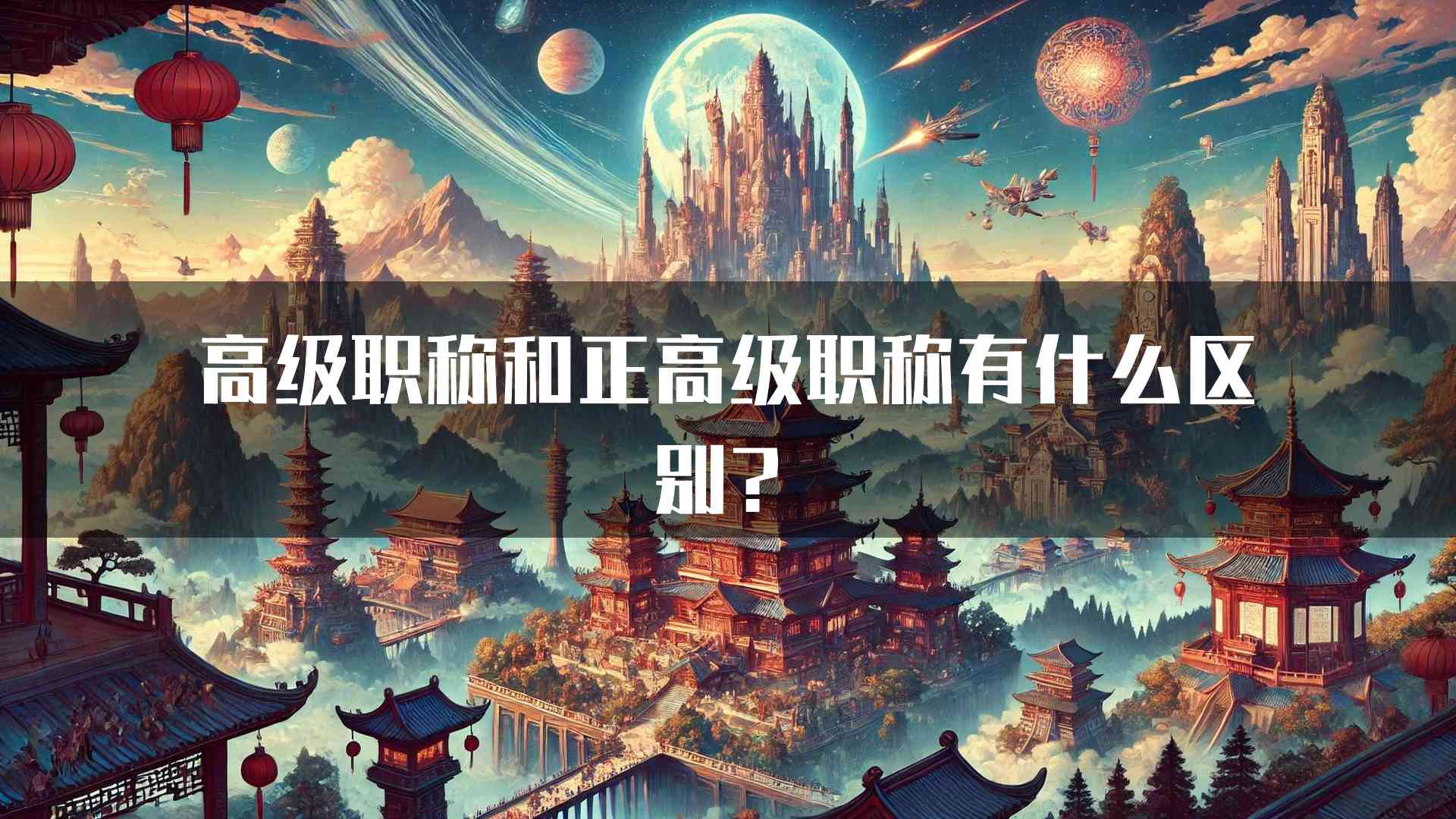 高级职称和正高级职称有什么区别？