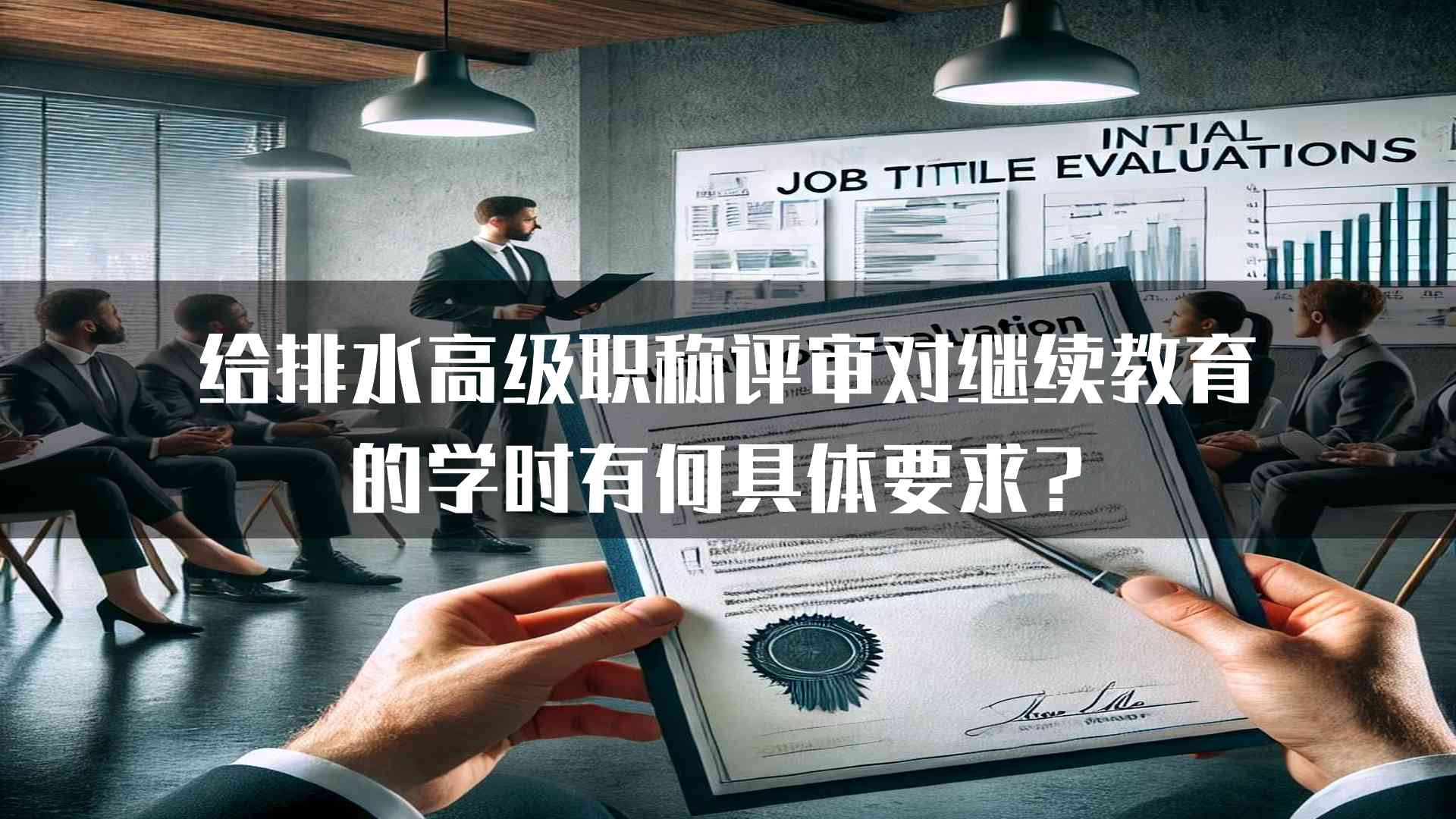 给排水高级职称评审对继续教育的学时有何具体要求？