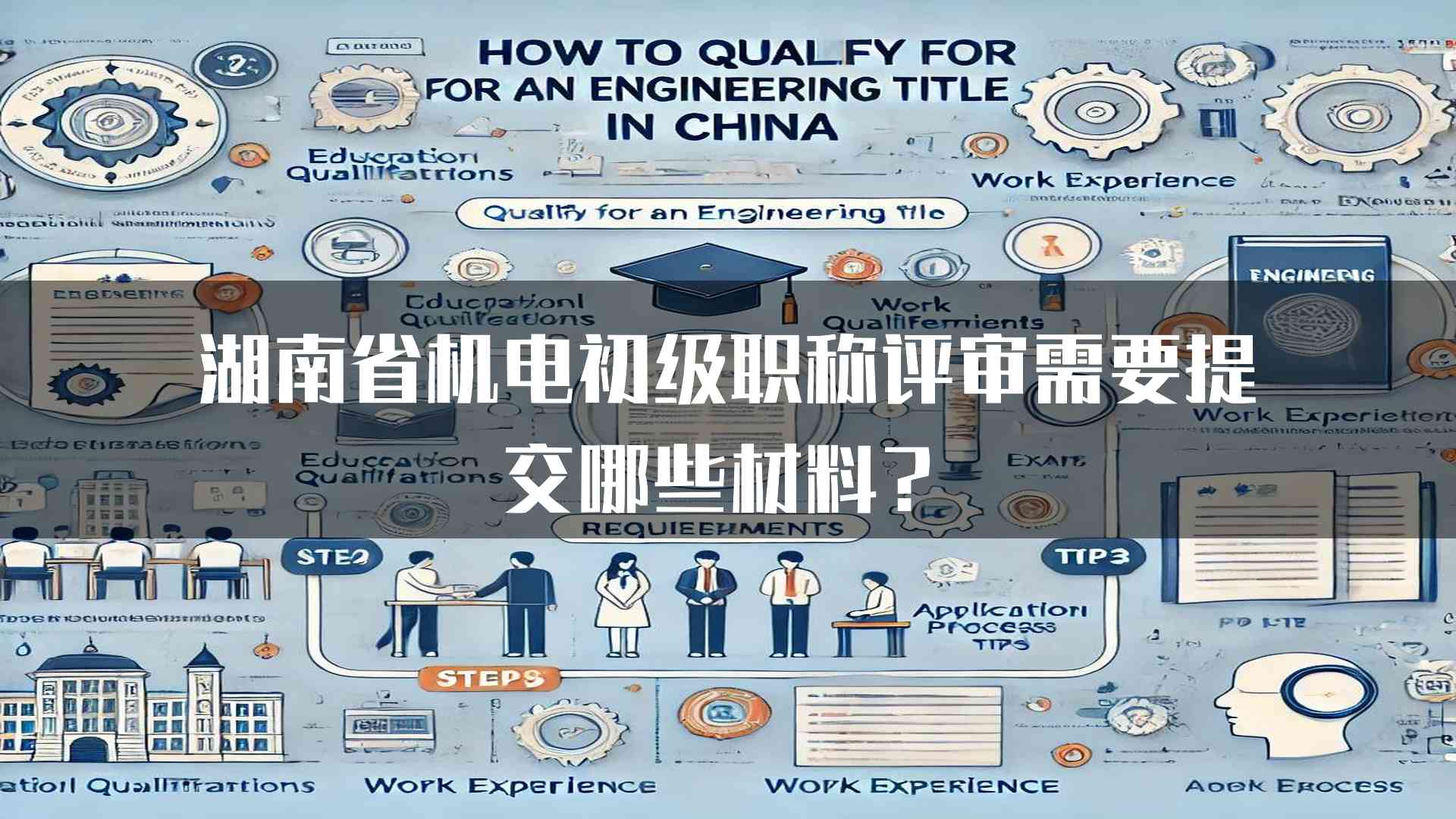 湖南省机电初级职称评审需要提交哪些材料？