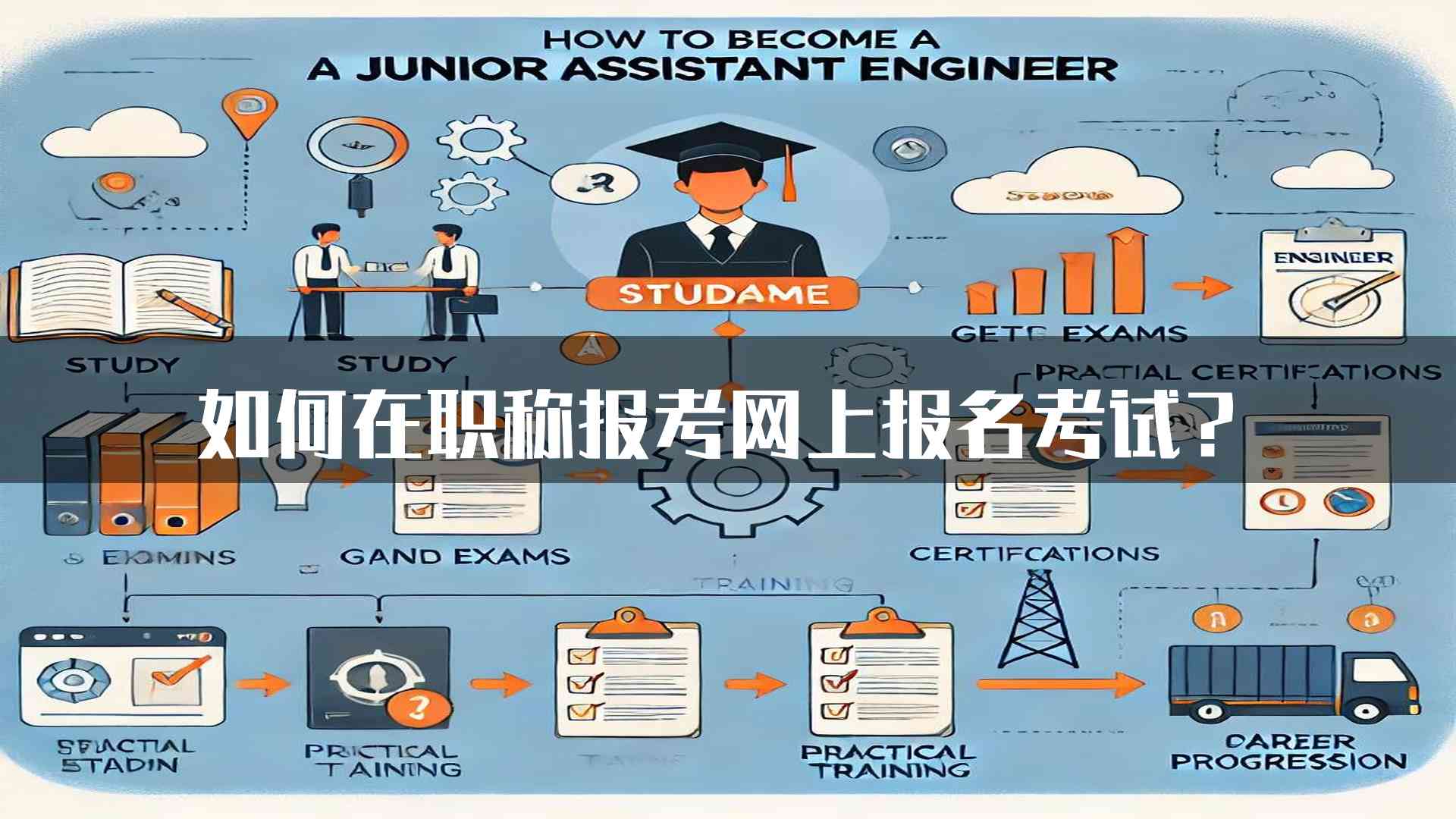 如何在职称报考网上报名考试？