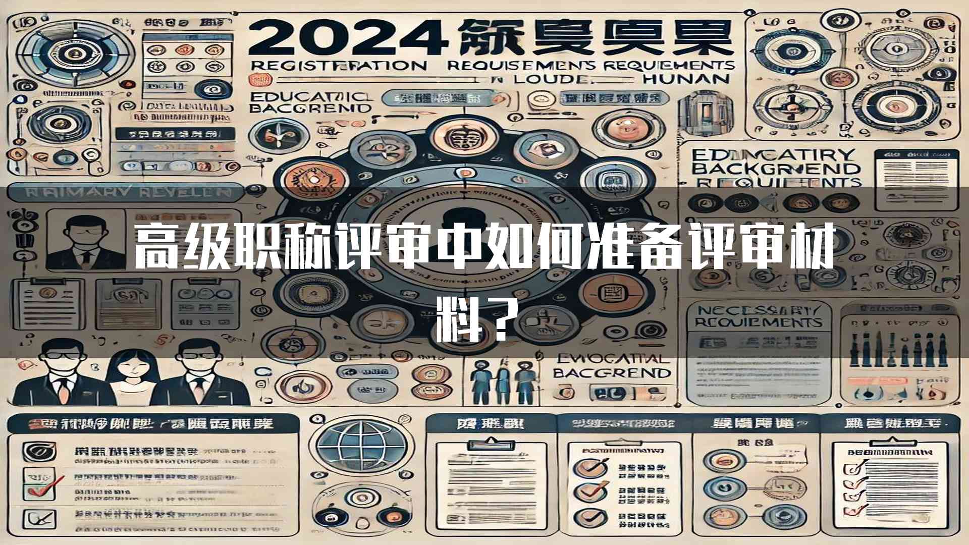 高级职称评审中如何准备评审材料？