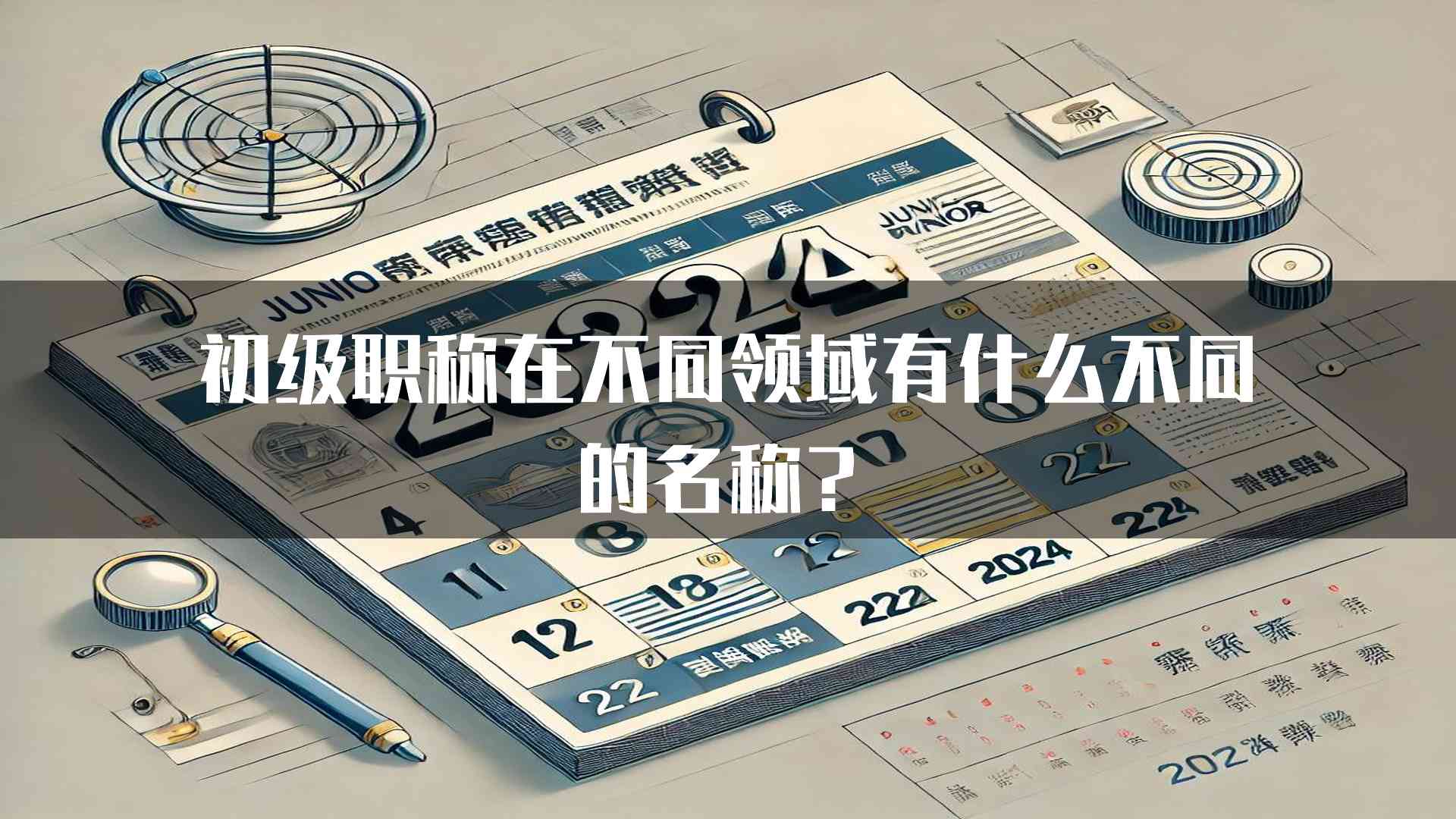 初级职称在不同领域有什么不同的名称？