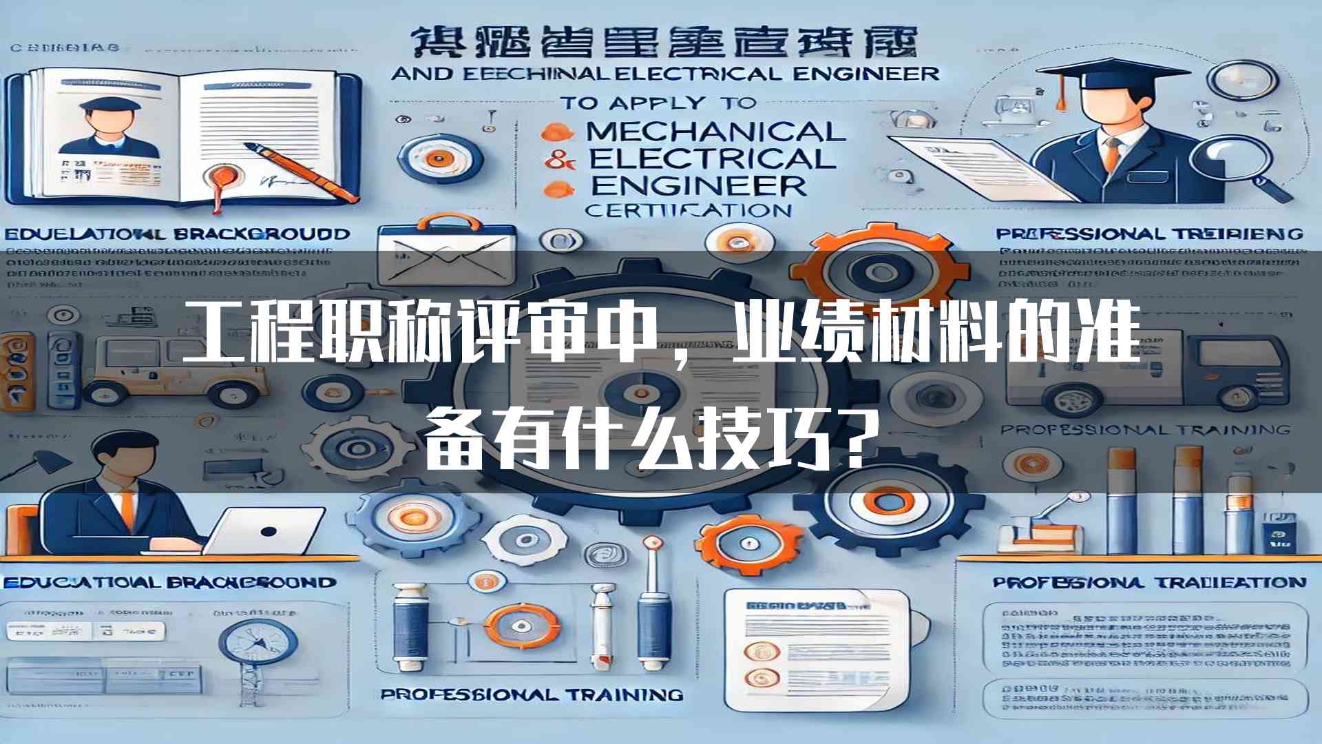 工程职称评审中，业绩材料的准备有什么技巧？