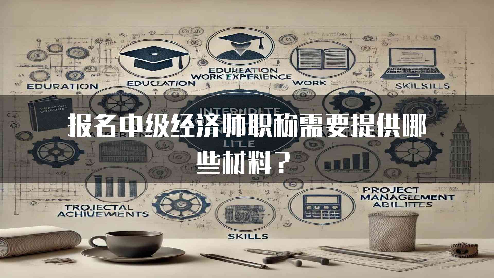 报名中级经济师职称需要提供哪些材料？