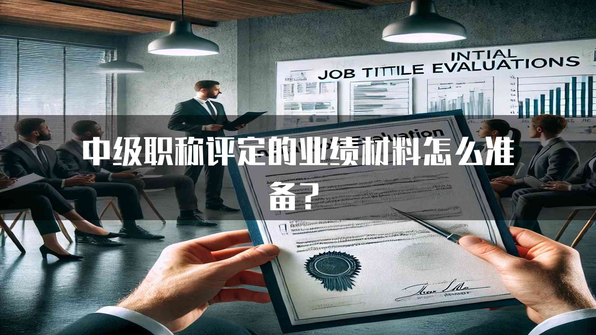 中级职称评定的业绩材料怎么准备？