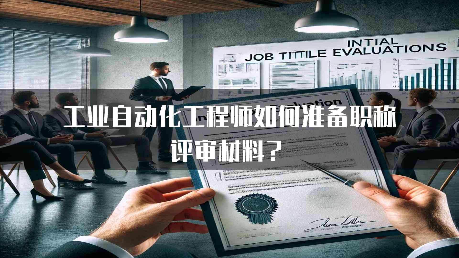 工业自动化工程师如何准备职称评审材料？